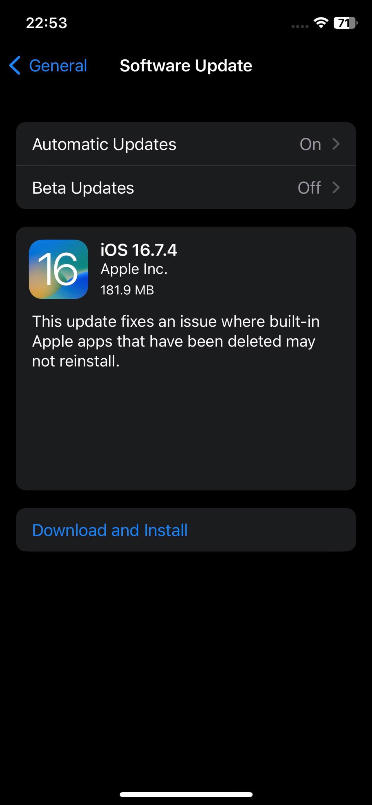 Apple phát hành iOS 16.7.4 và iPadOS 16.7.4