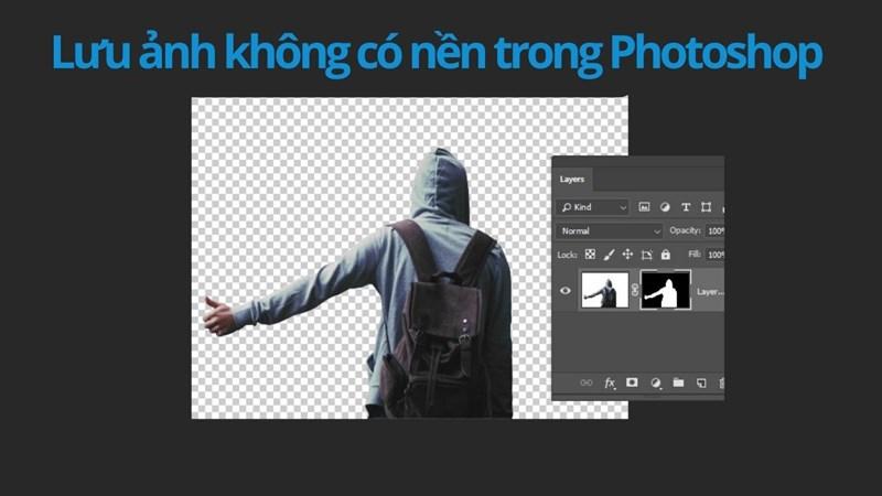 Cách lưu ảnh không có nền trong Photoshop