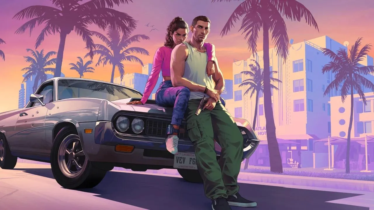 Ảnh bìa chính thức của GTA 6 với hai nhân vật chính, tựa game bom tấn được cho là ảnh hưởng đến lịch phát hành Battlefield mới.
