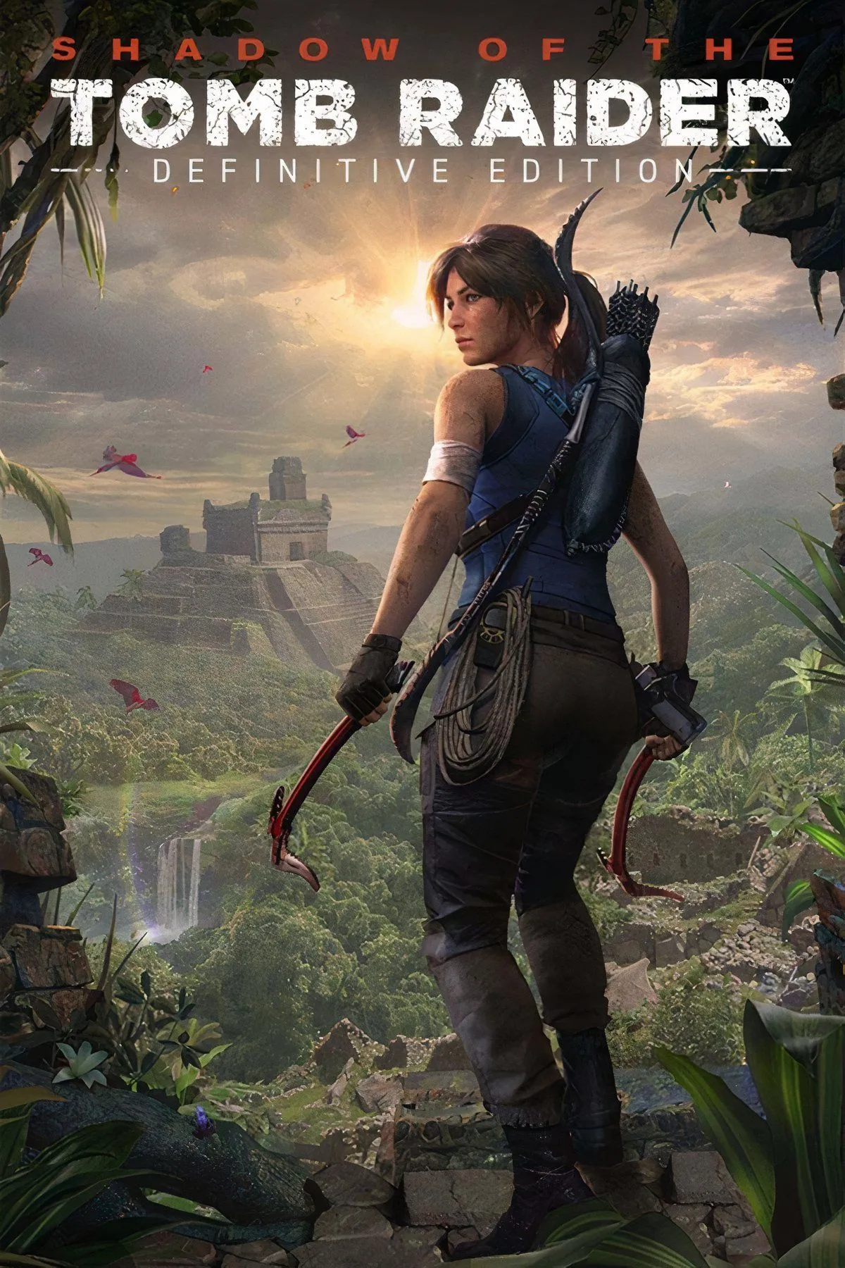 Ảnh bìa chính thức của Shadow of the Tomb Raider cùng thông tin thể loại và ngày phát hành