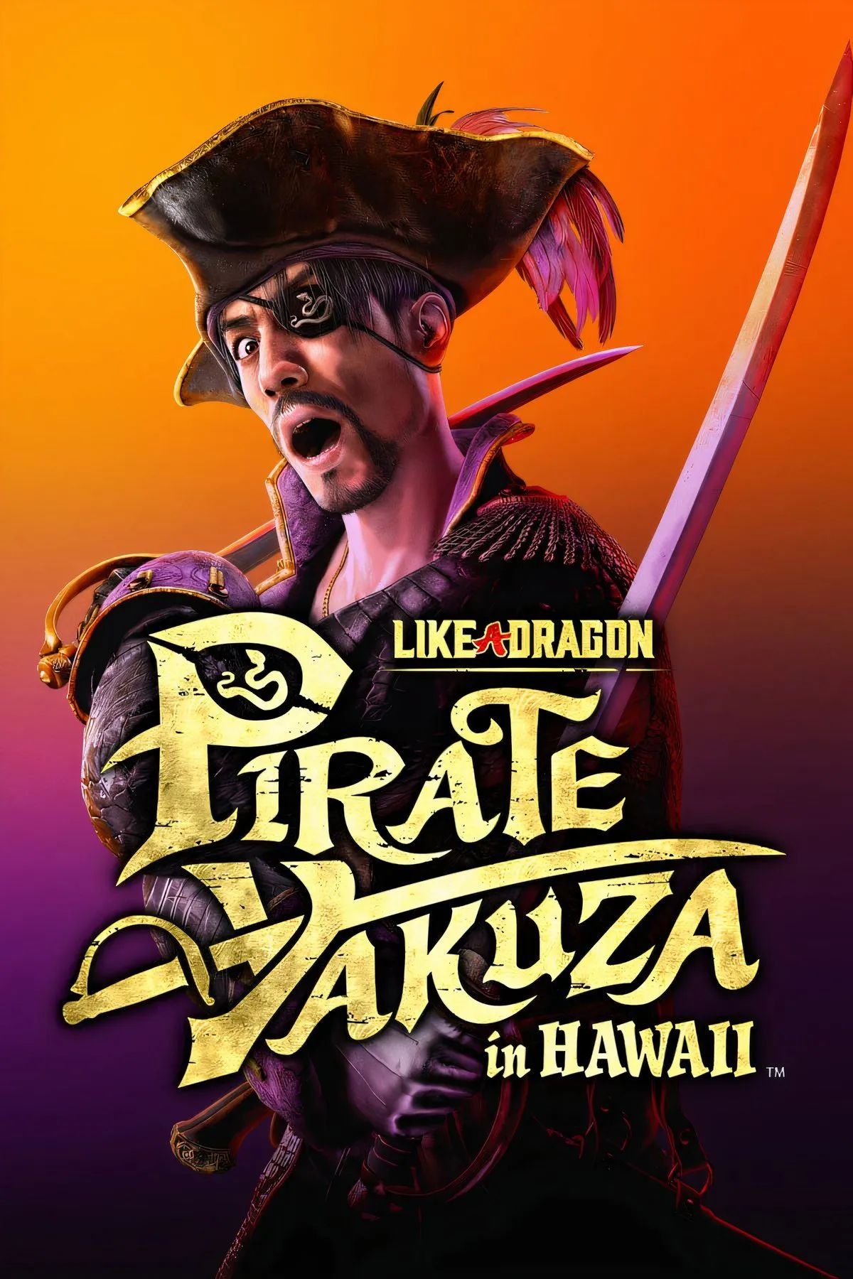 Ảnh bìa game Like a Dragon Pirate Yakuza in Hawaii, ví dụ về game cao cấp mới ra mắt của SEGA
