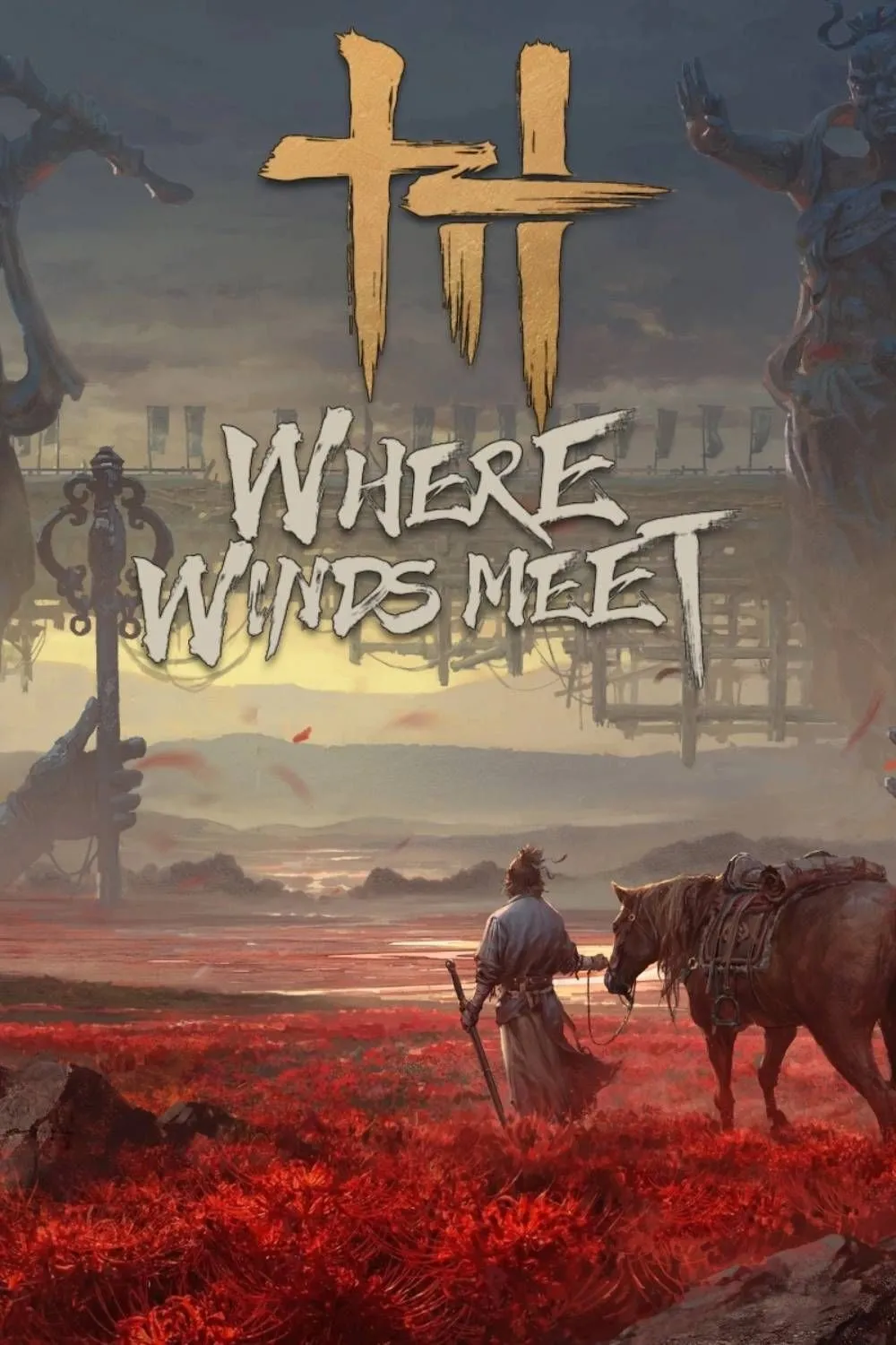 Ảnh bìa Where Winds Meet thể hiện bối cảnh võ hiệp kiếm hiệp đặc sắc