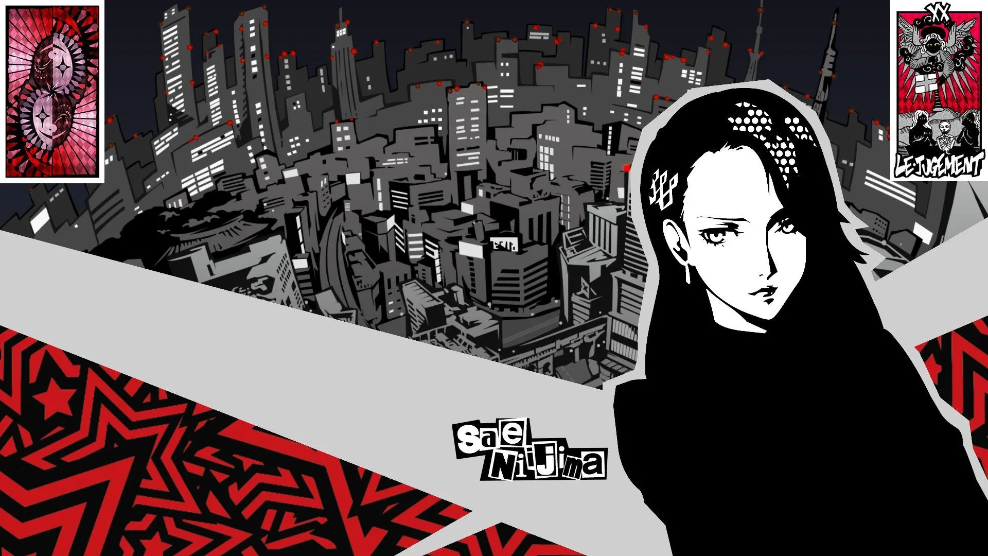 Artwork nhân vật Sae Niijima trong Persona 5 Royal