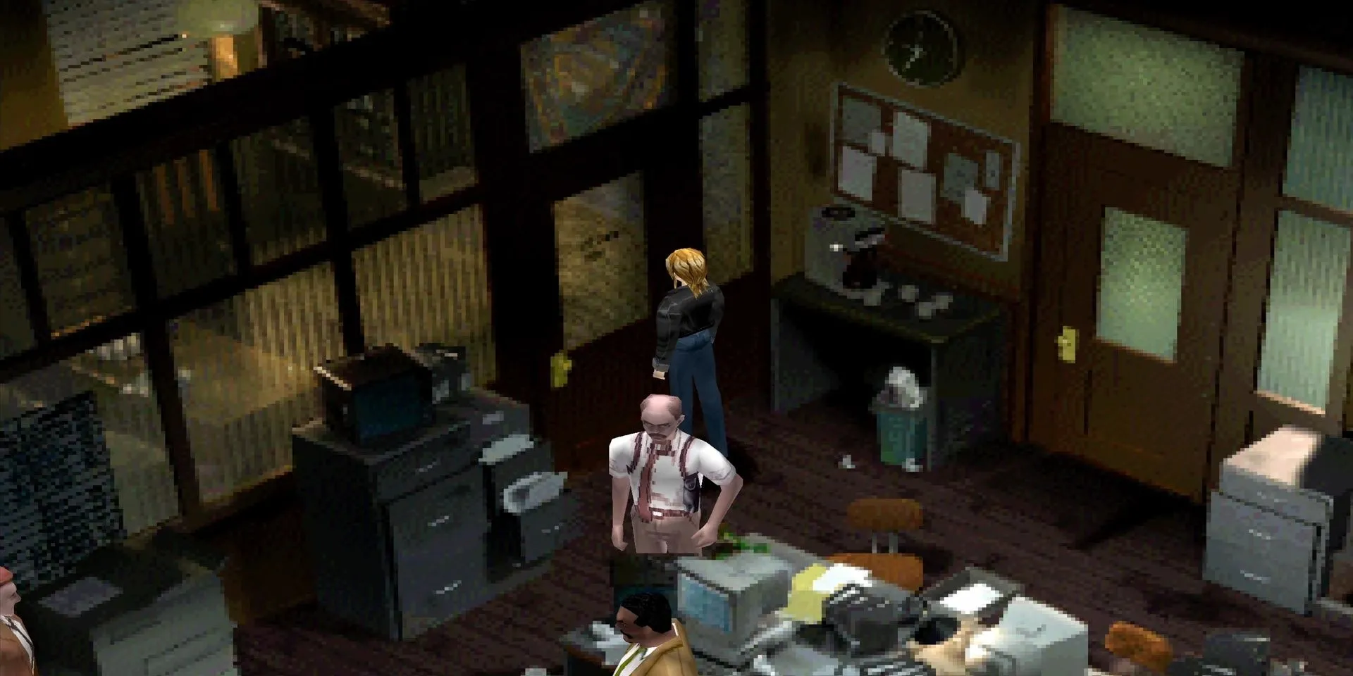 Aya Brea tại Sở Cảnh sát NYPD 17 trong Parasite Eve