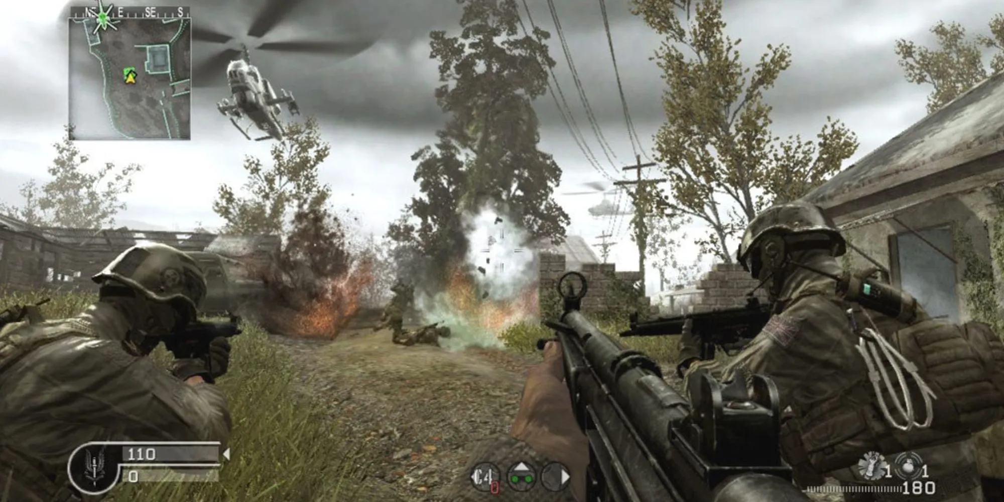 Bìa game Call of Duty 4: Modern Warfare (2007), tựa game đưa series CoD lên một tầm cao mới với bối cảnh hiện đại và multiplayer đột phá.
