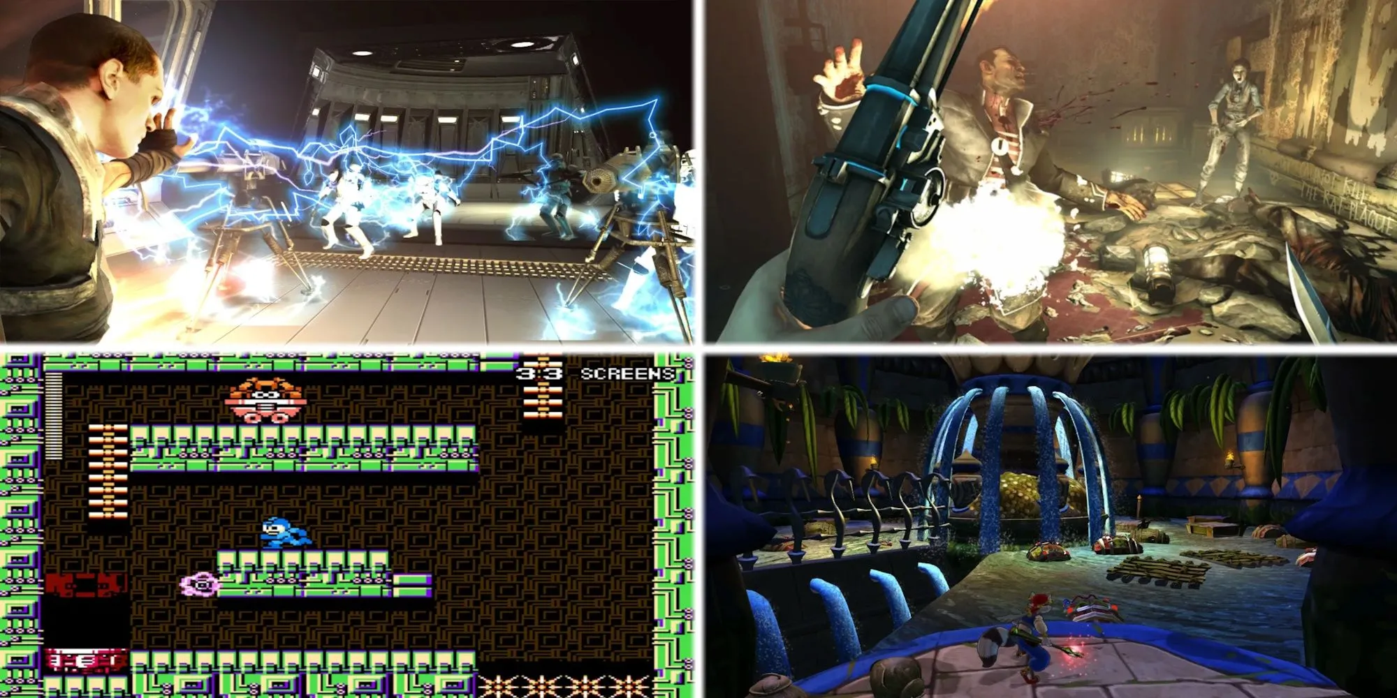 Bốn tựa game nổi bật trên PlayStation 3 được hiển thị dạng lưới