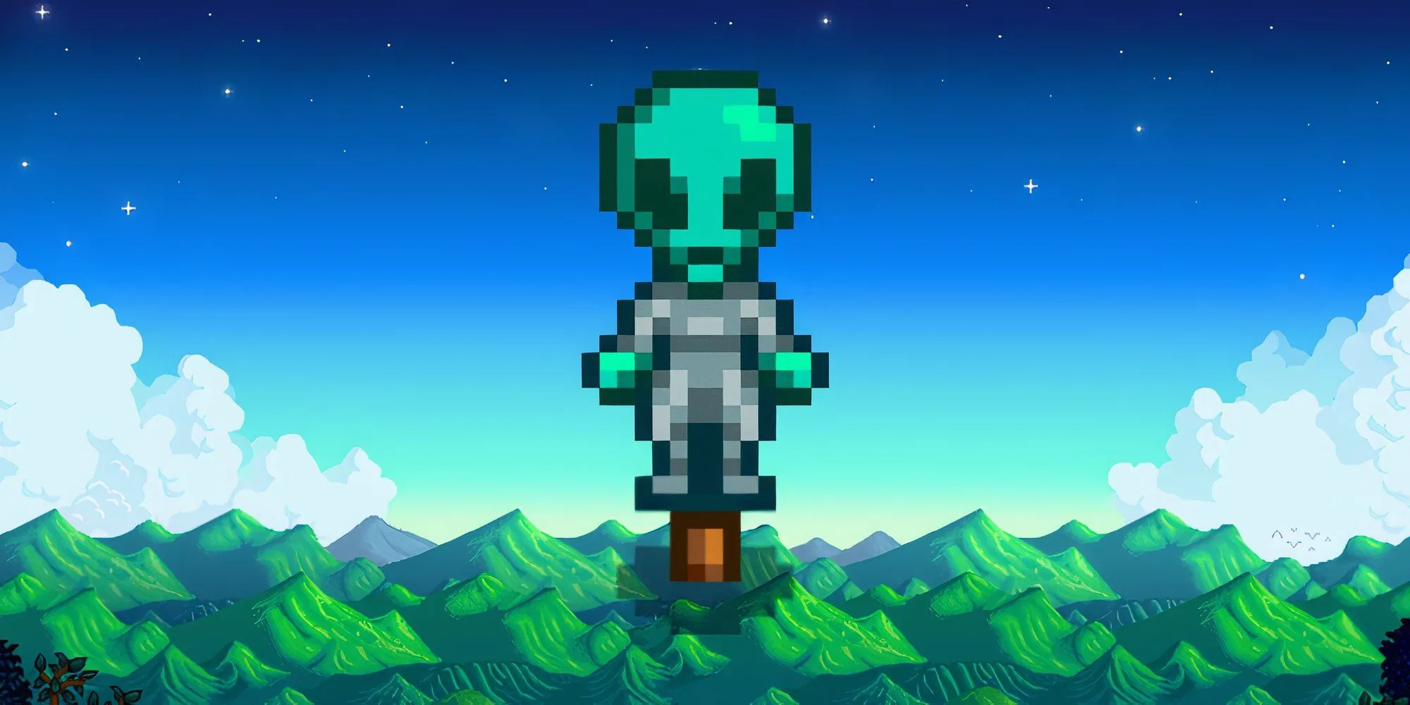 Bù nhìn Đặc biệt số 3 hình người ngoài hành tinh trong Stardew Valley