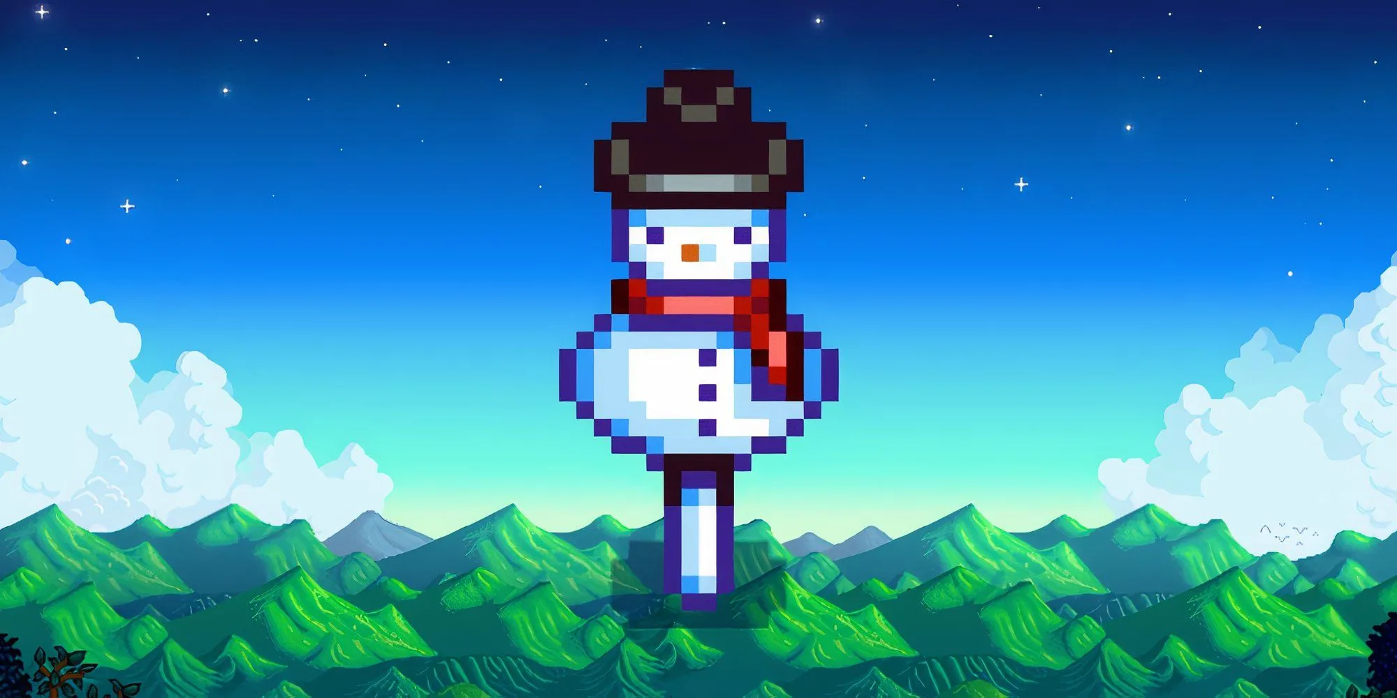 Bù nhìn Đặc biệt số 4 hình người tuyết trong Stardew Valley