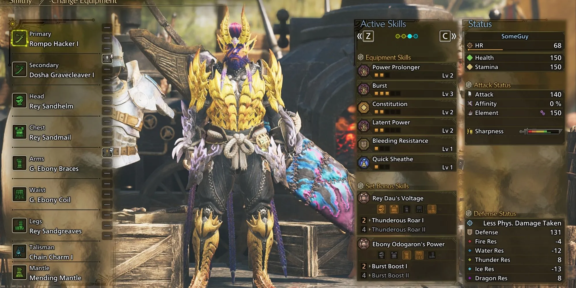 Build Long Sword Low Rank đề xuất trong Monster Hunter Wilds