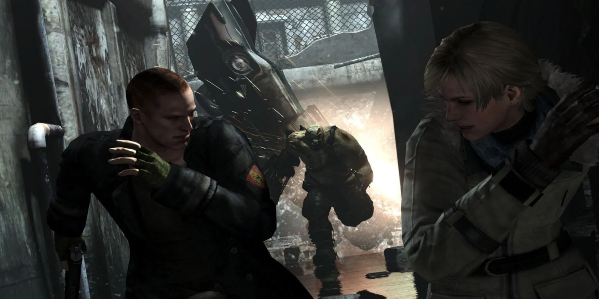 Cảnh chiến đấu trong game Resident Evil 6