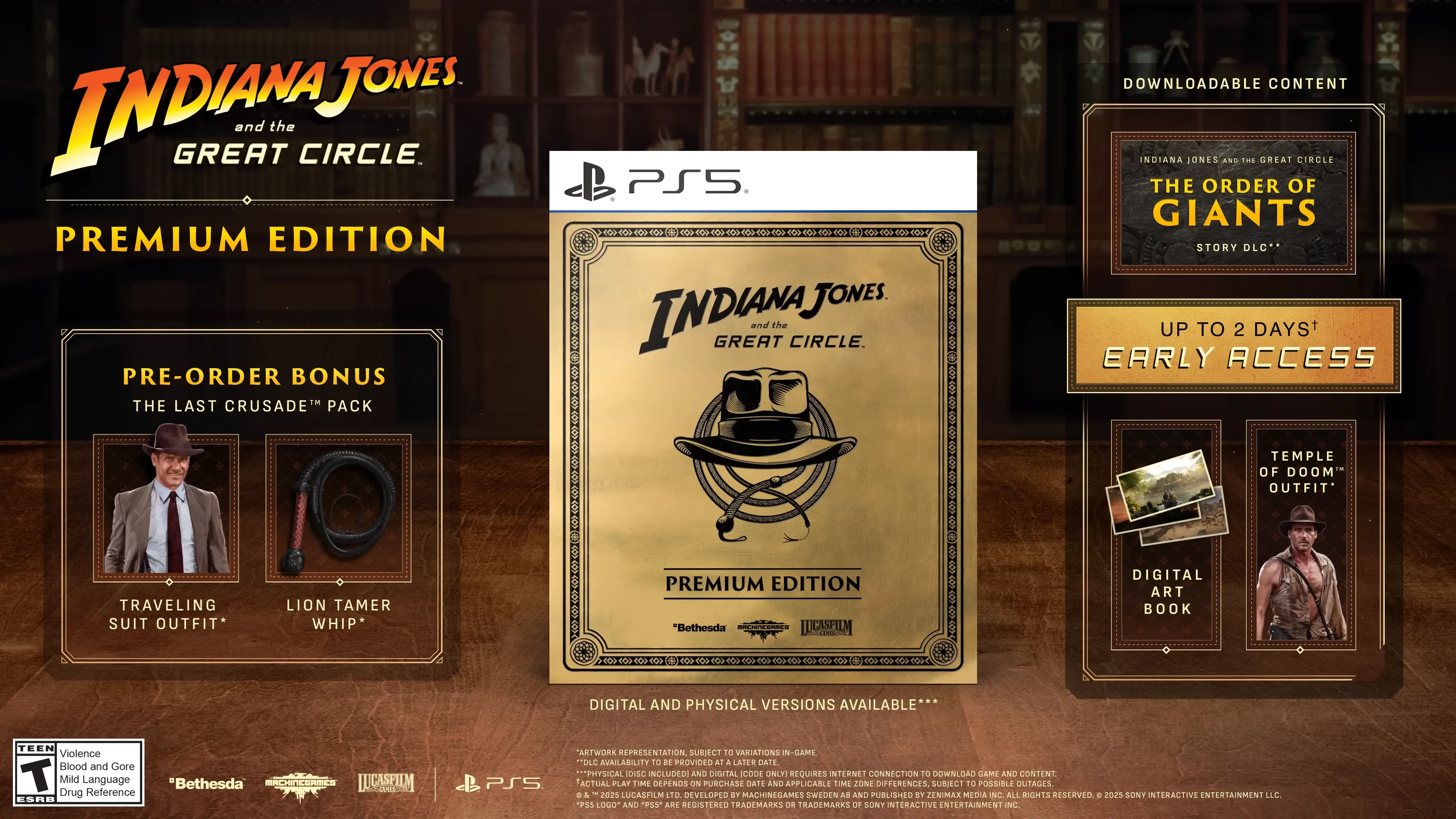 Cảnh quay ấn tượng từ trailer game Indiana Jones and the Great Circle, thông báo ngày phát hành trên PS5