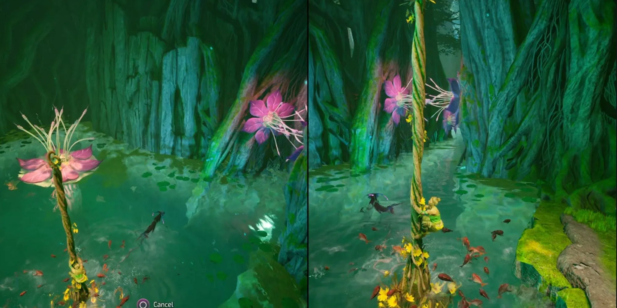 Cây ăn thịt trong khu vực Lord Evergreen của Split Fiction Hopes Of Spring