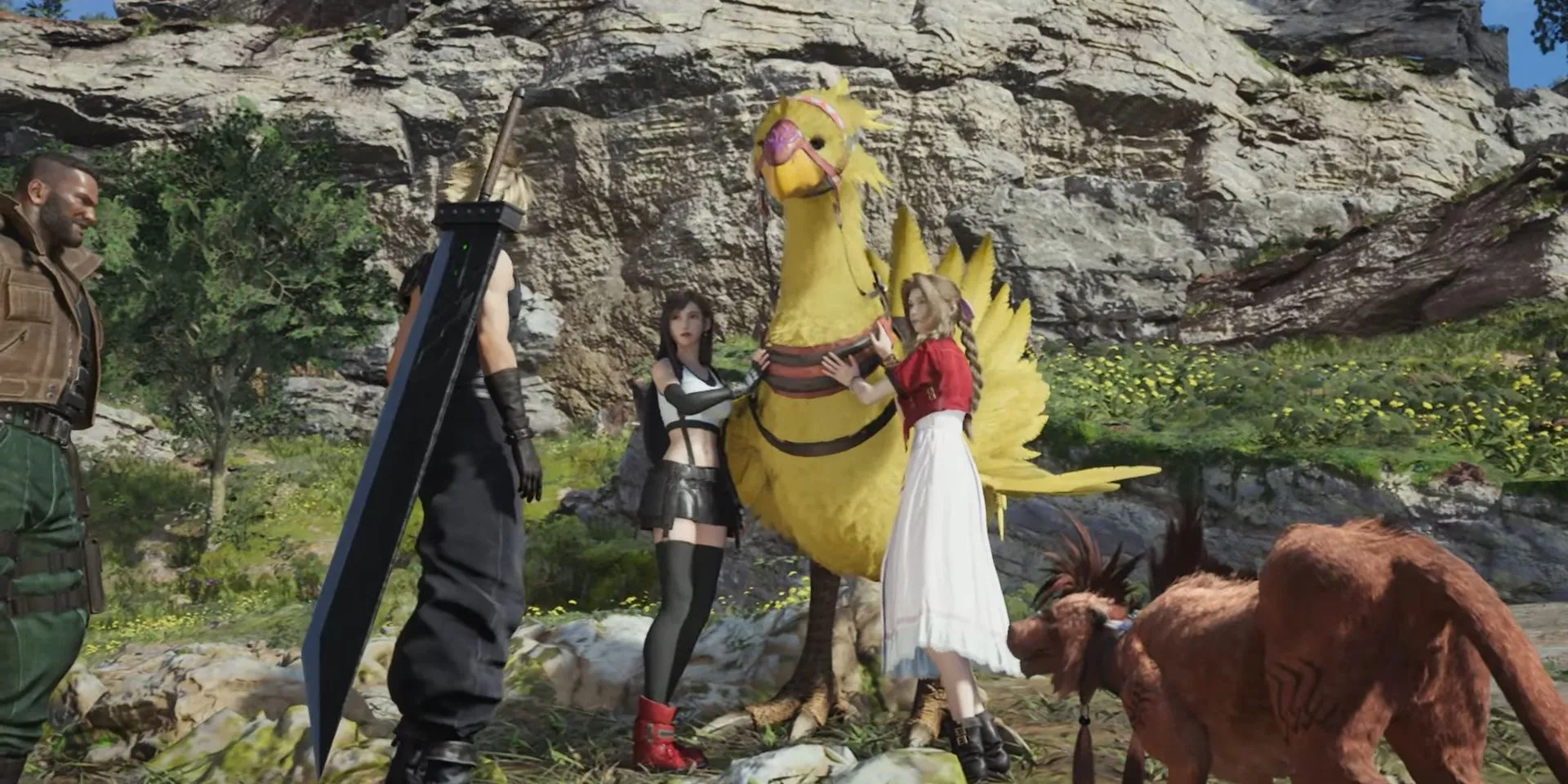 Cloud gặp gỡ chú Chocobo Piko đáng yêu trong Final Fantasy 7 Rebirth