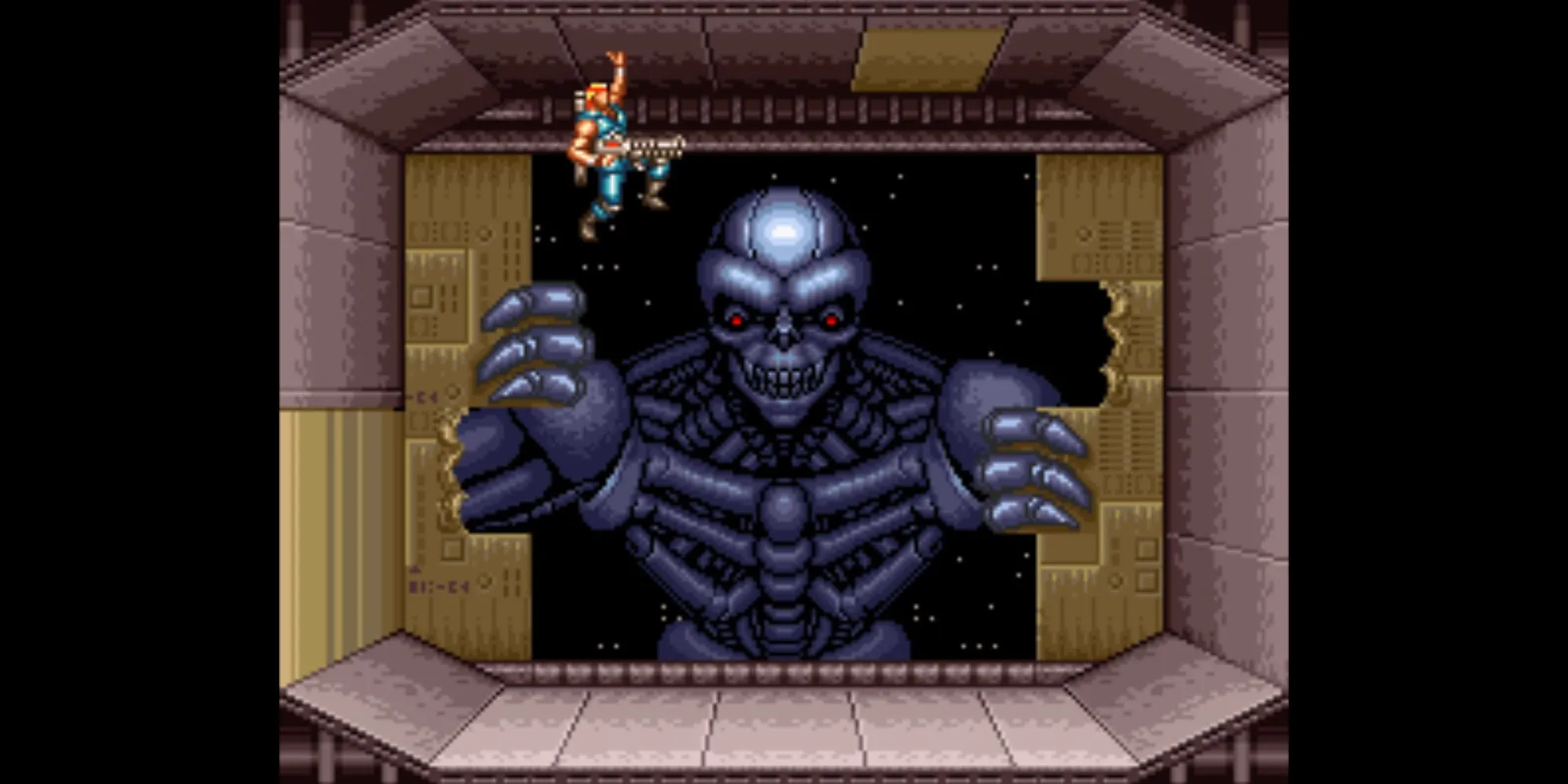 Contra III: The Alien Wars, hình ảnh chiến đấu rực lửa