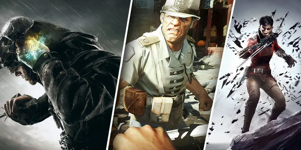 Corvo Attano sử dụng siêu năng lực dịch chuyển trong thành phố Dunwall của Dishonored