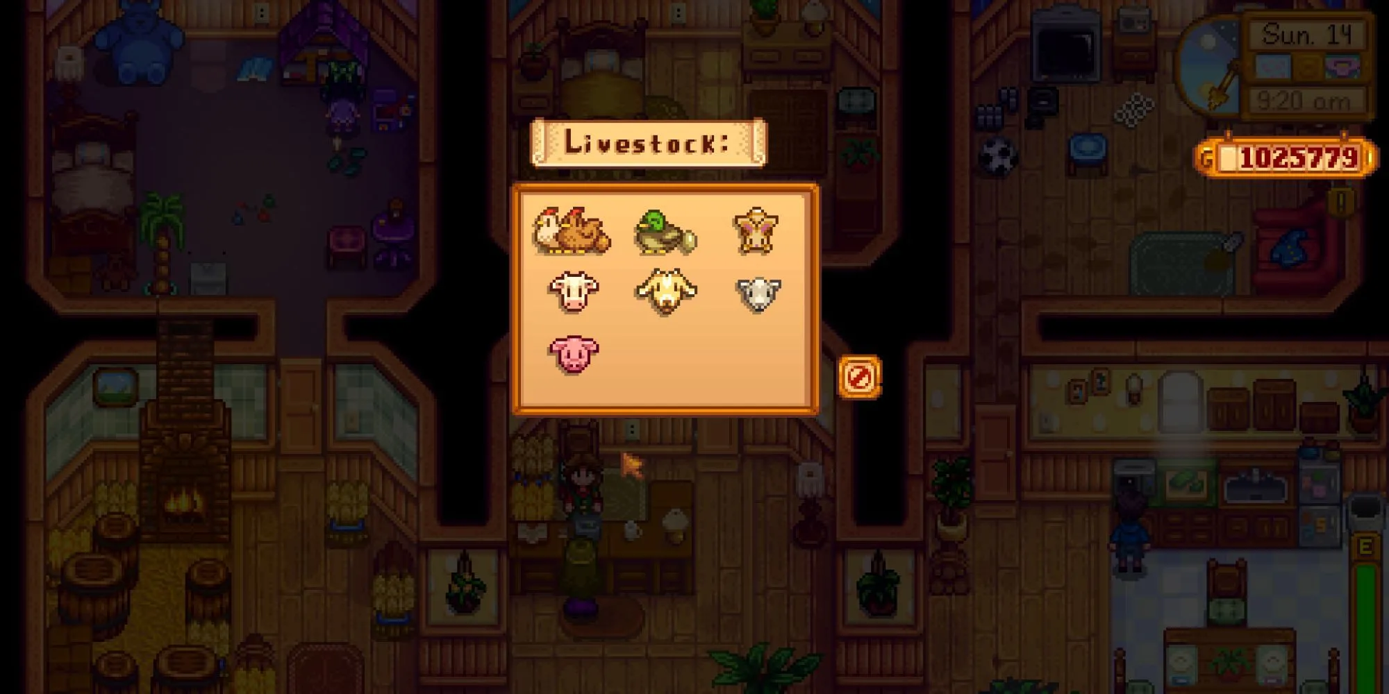Đàn gà xanh và các loại vật nuôi khác trên trang trại Stardew Valley