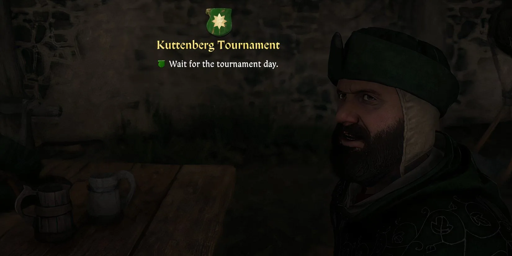 Đăng ký tham gia Giải đấu Kuttenberg với Menhard trong Kingdom Come Deliverance 2