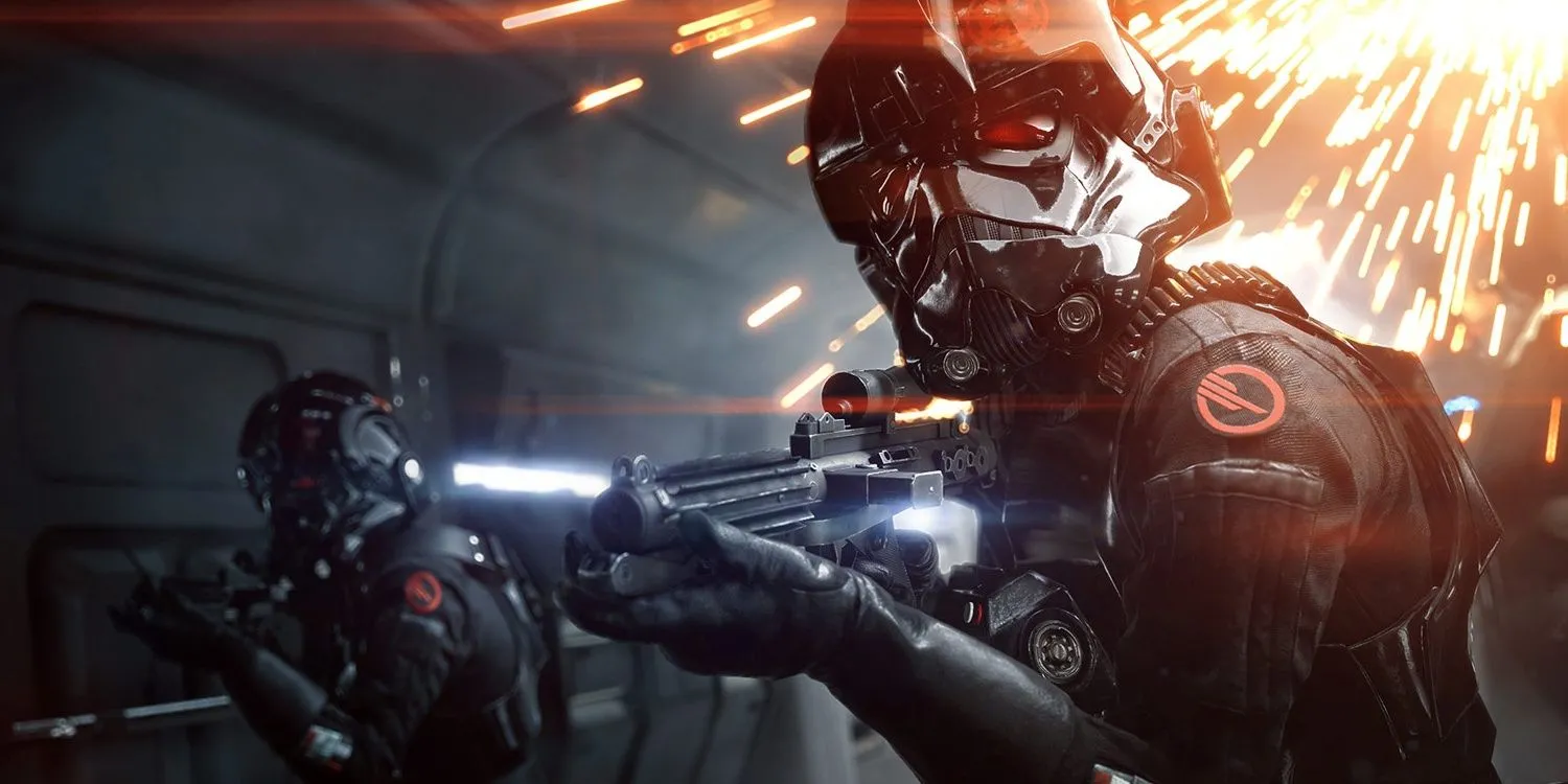 Đội Inferno Squad trong một phân cảnh chiến đấu của Star Wars Battlefront II, tựa game đang đối mặt vấn nạn hack.