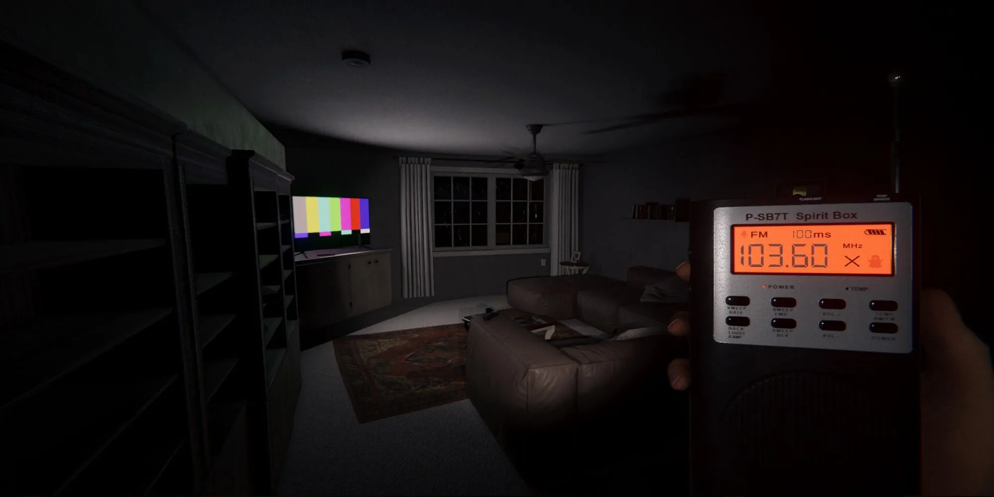 Dụng cụ săn ma được bày biện trong Phasmophobia, game kinh dị điều tra đầy kịch tính