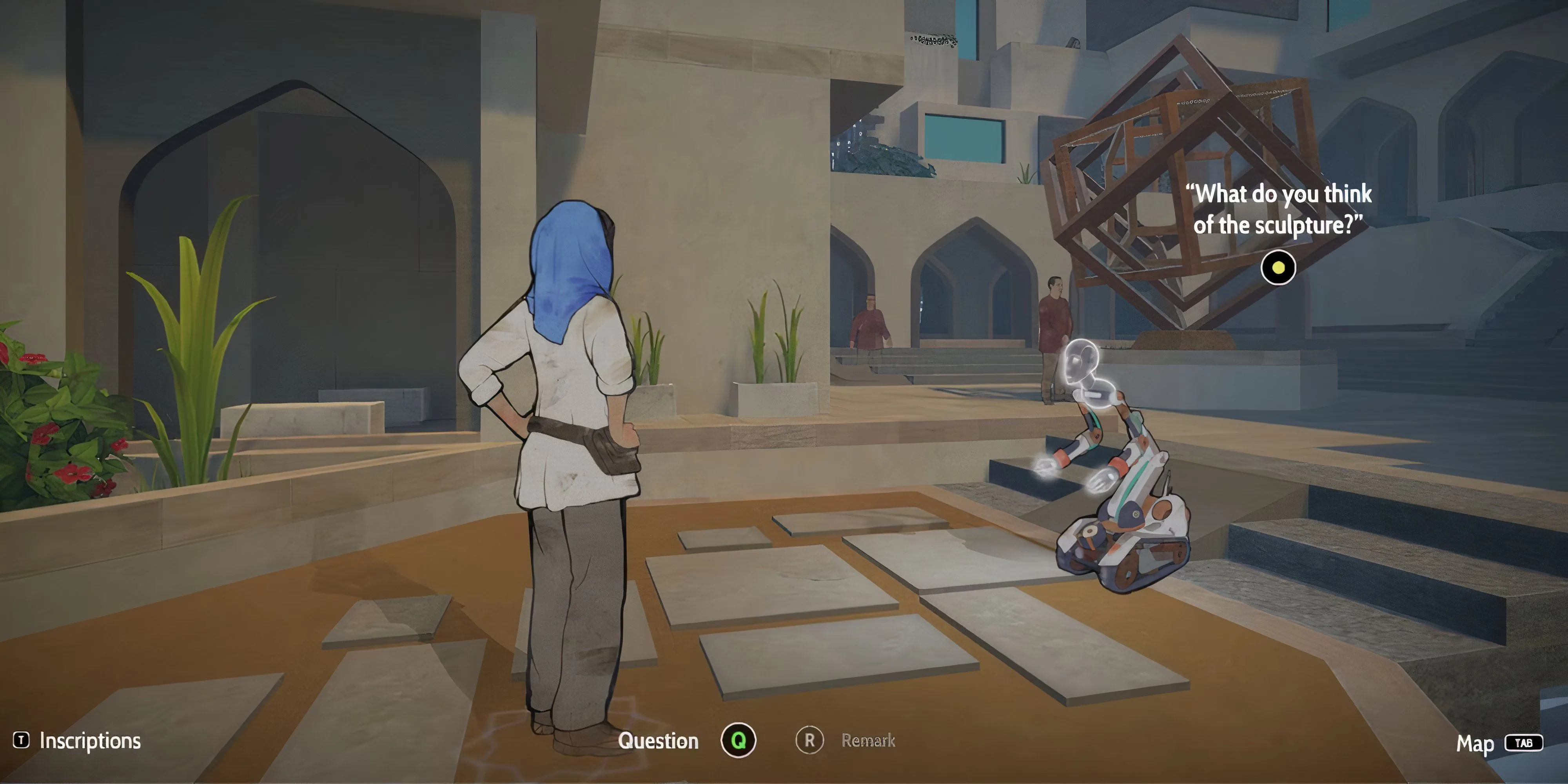 Gameplay giải mã chữ tượng hình trong Heaven's Vault