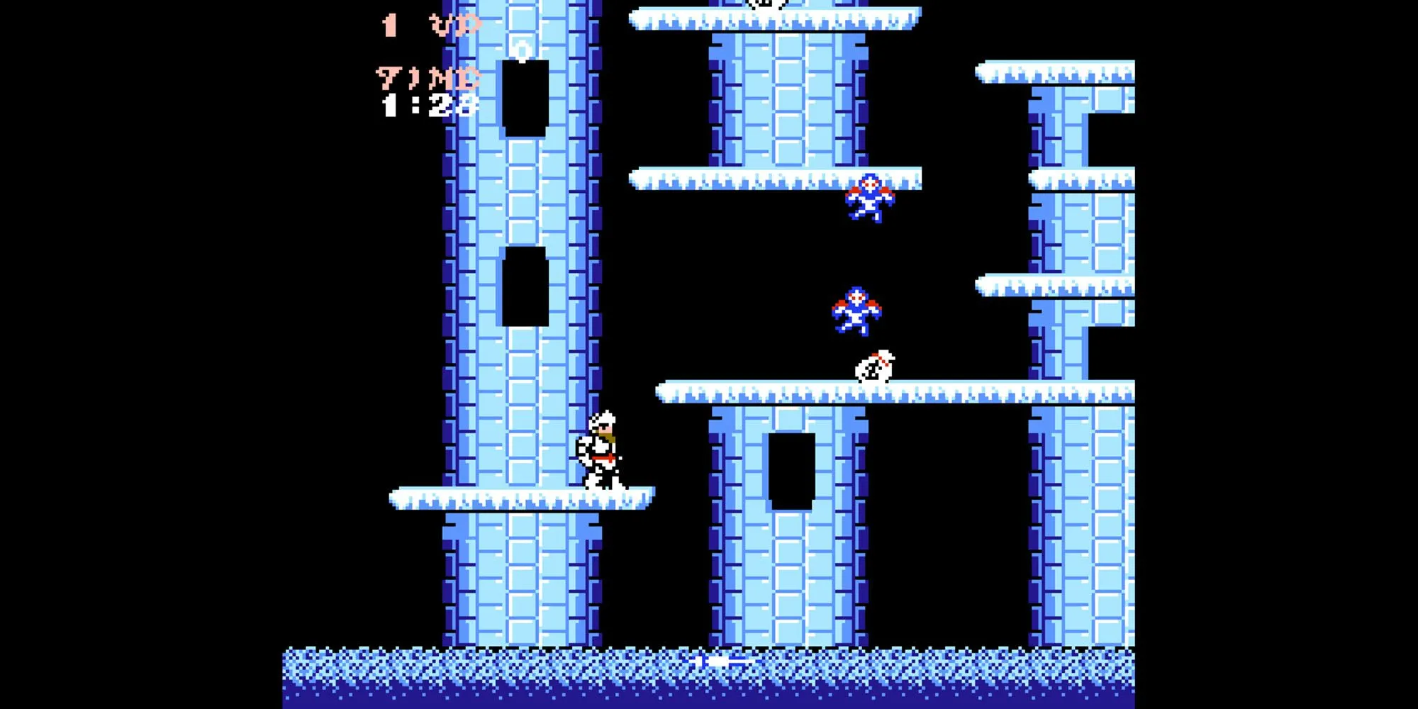 Ghosts 'N Goblins, hình ảnh hiệp sĩ Arthur trong trận chiến
