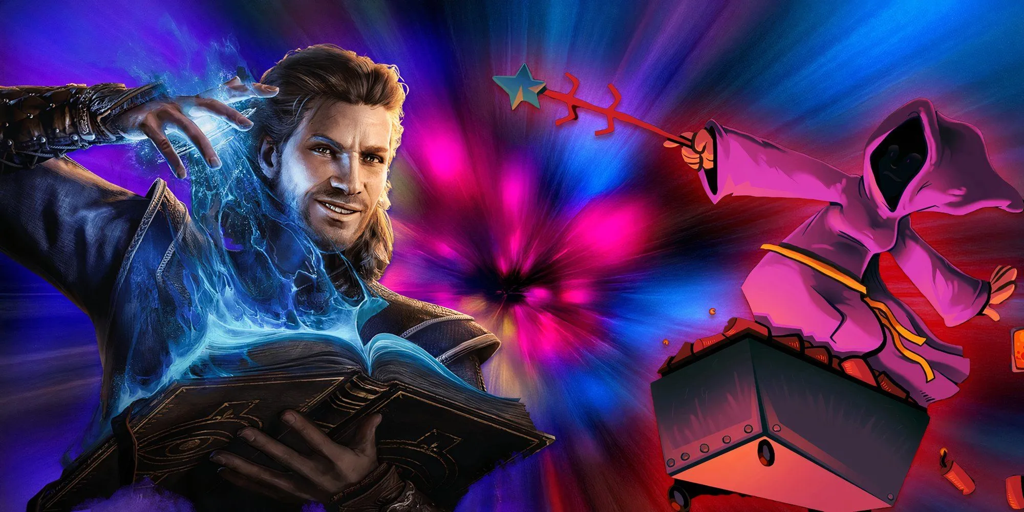 Hình ảnh banner giới thiệu các game có phép thuật/phù thủy hấp dẫn