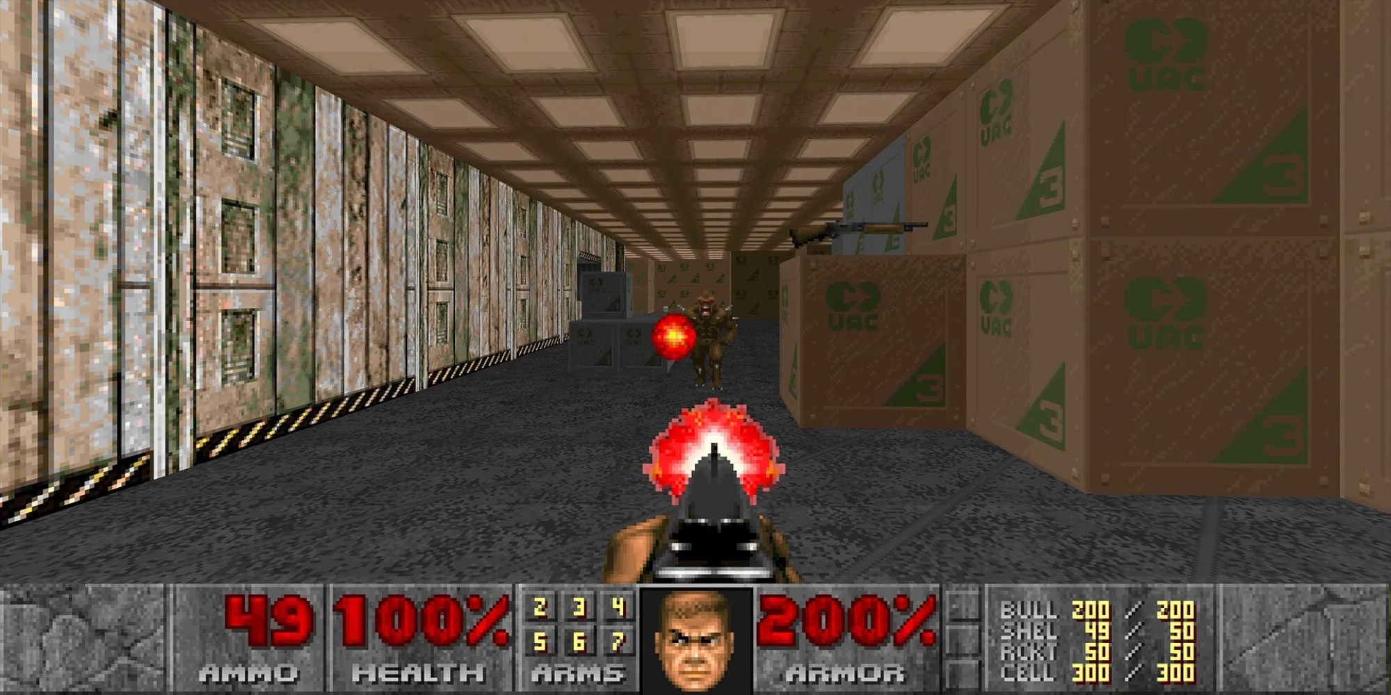 Hình ảnh bìa game Doom (1993), biểu tượng của thể loại FPS kinh điển