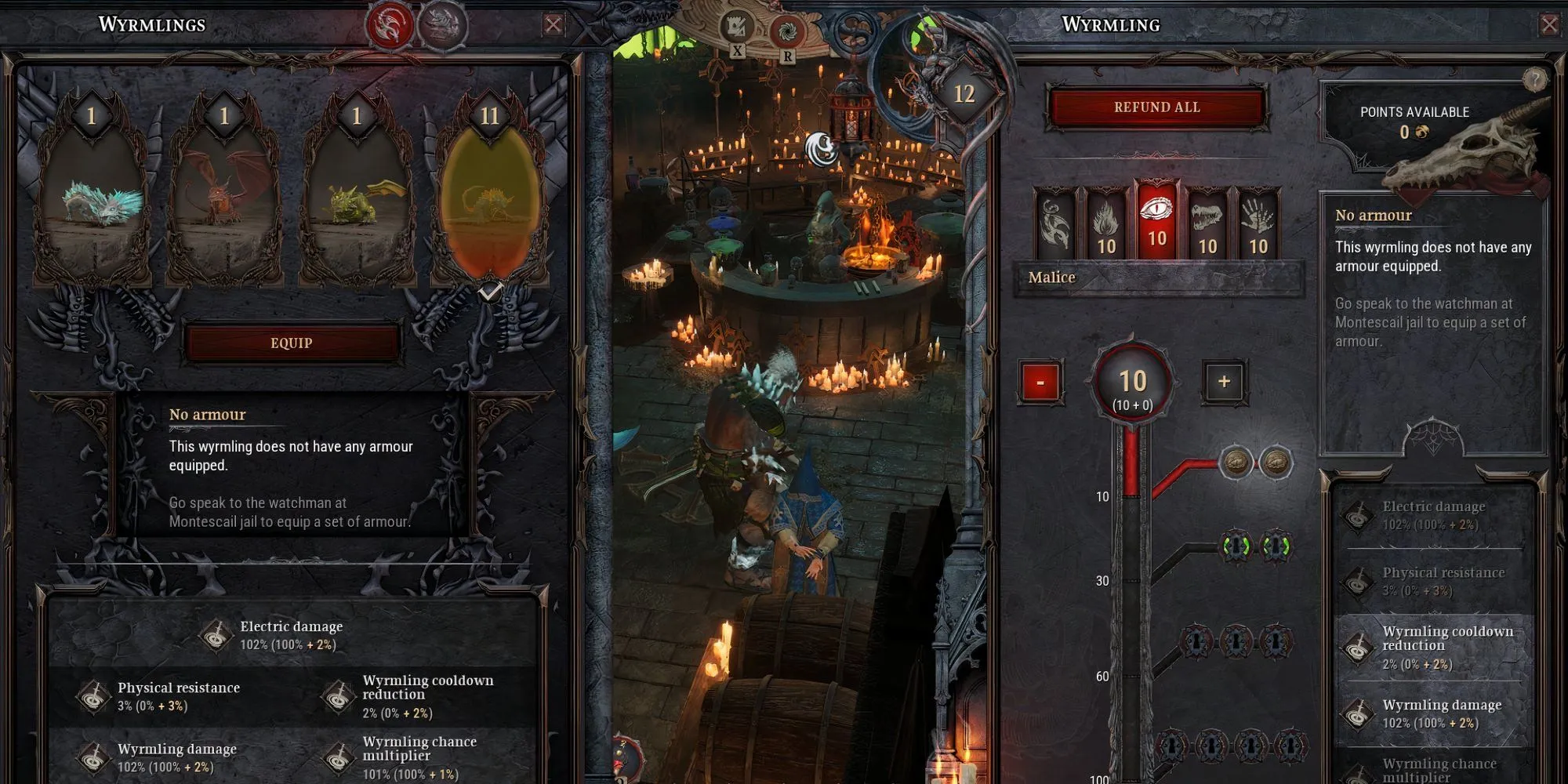 Hình ảnh boss Jailanung trong Dragonkin: The Banished với vẻ ngoài đáng sợ, sẵn sàng chiến đấu.