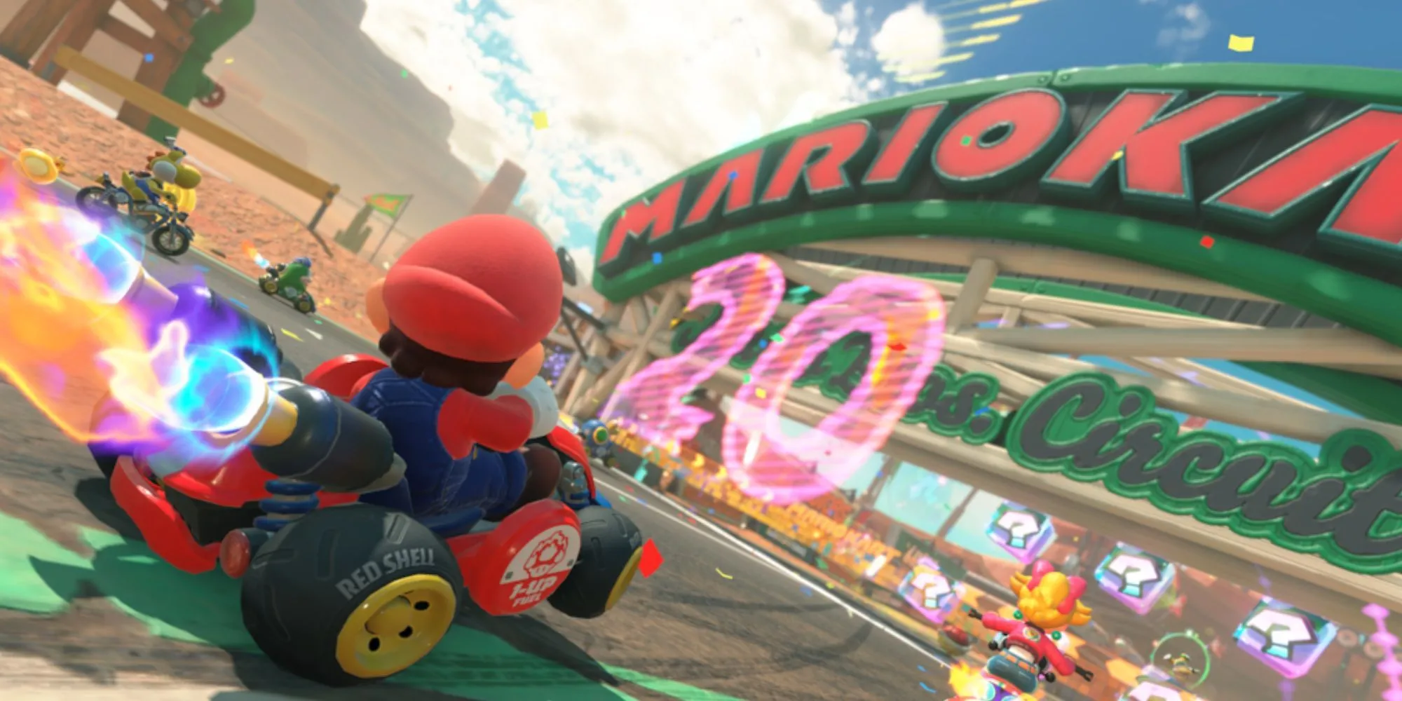 Hình ảnh có thể là tiết lộ về Mario Kart World từ Nintendo