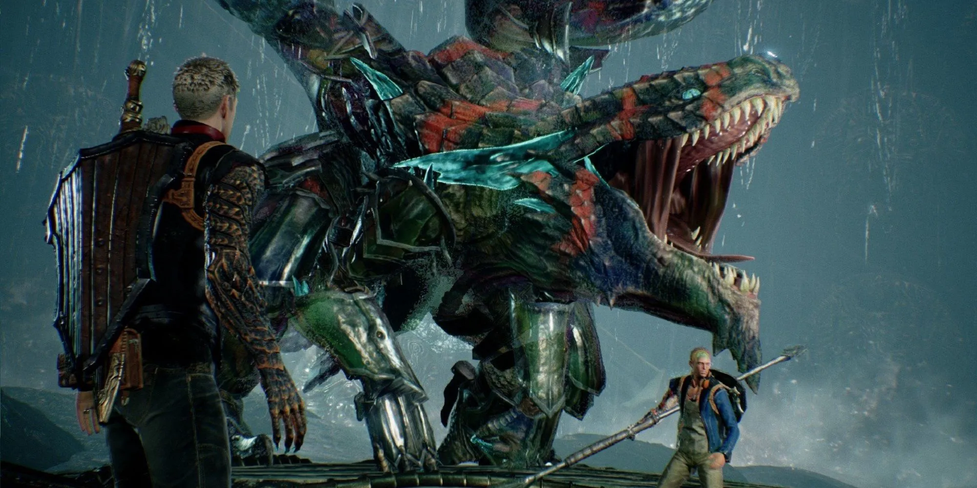 Hình ảnh gameplay Scalebound - dự án độc quyền Xbox bị hủy bỏ