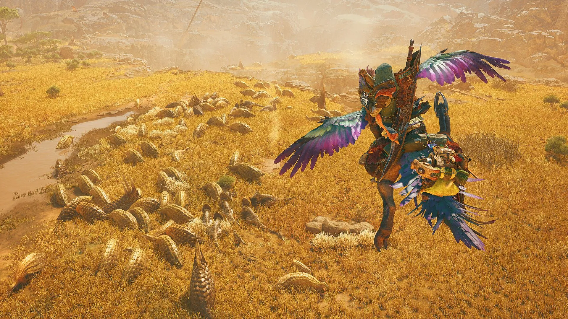 Hình ảnh quái vật khổng lồ trong thế giới Monster Hunter Wilds
