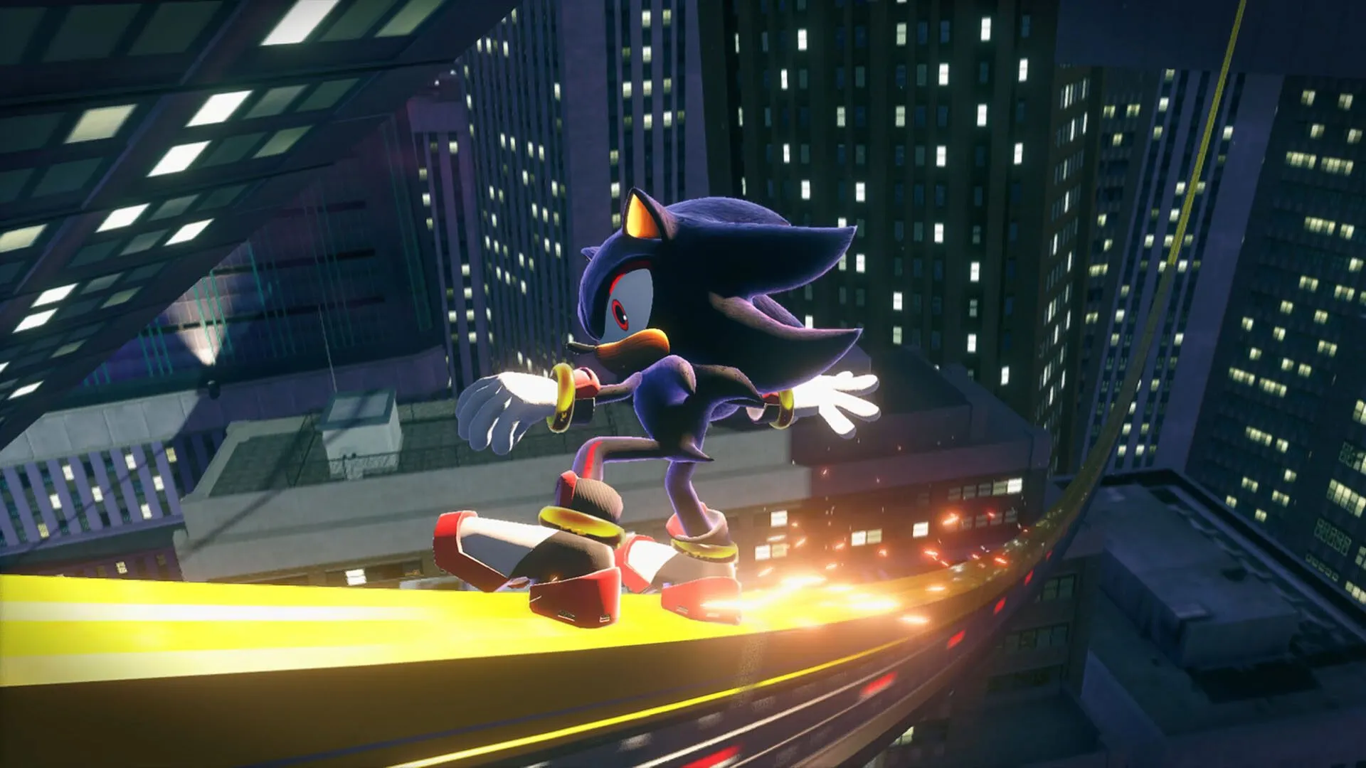 Hình ảnh quảng cáo cho game Sonic X Shadow Generations với Sonic và Shadow