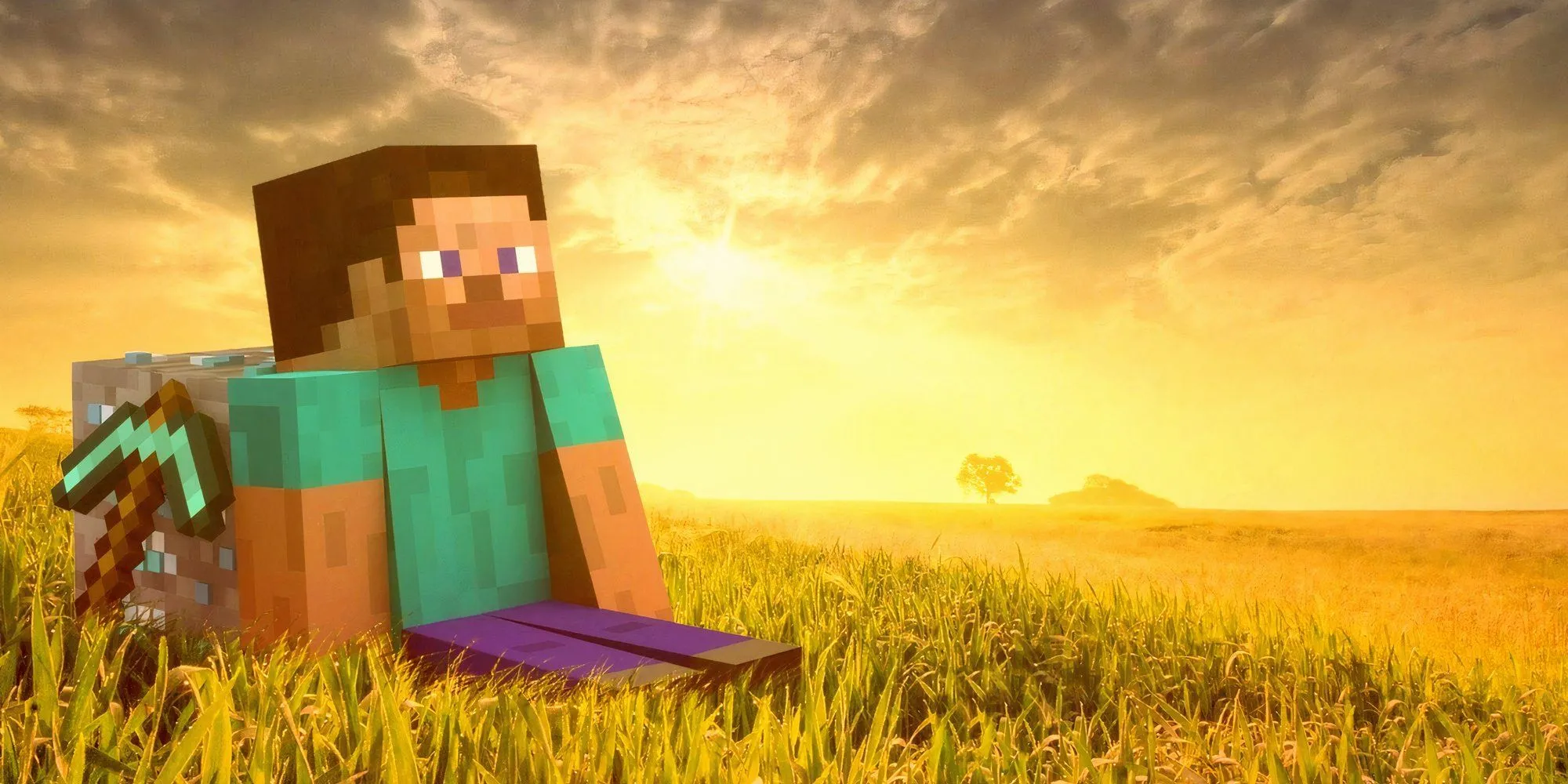 Hình ảnh Steve Minecraft cổ điển gợi nhớ hoài niệm.