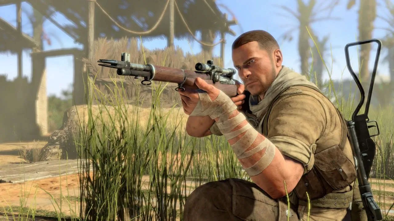 Hình ảnh từ trailer ra mắt của Sniper Elite 3, tựa game bắn tỉa chiến thuật trên PS4