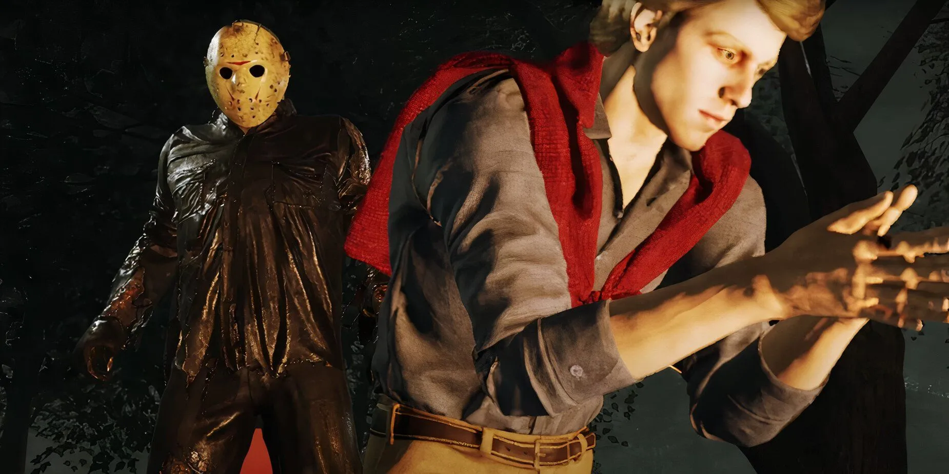 Jason Voorhees trong Friday the 13th The Game với vũ khí trên tay chuẩn bị săn lùng