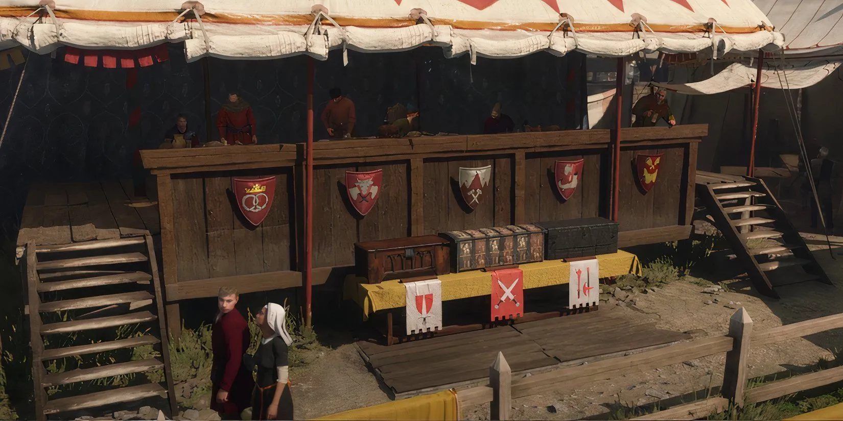 Khu vực ban giám khảo tại Giải đấu Kuttenberg Kingdom Come Deliverance 2