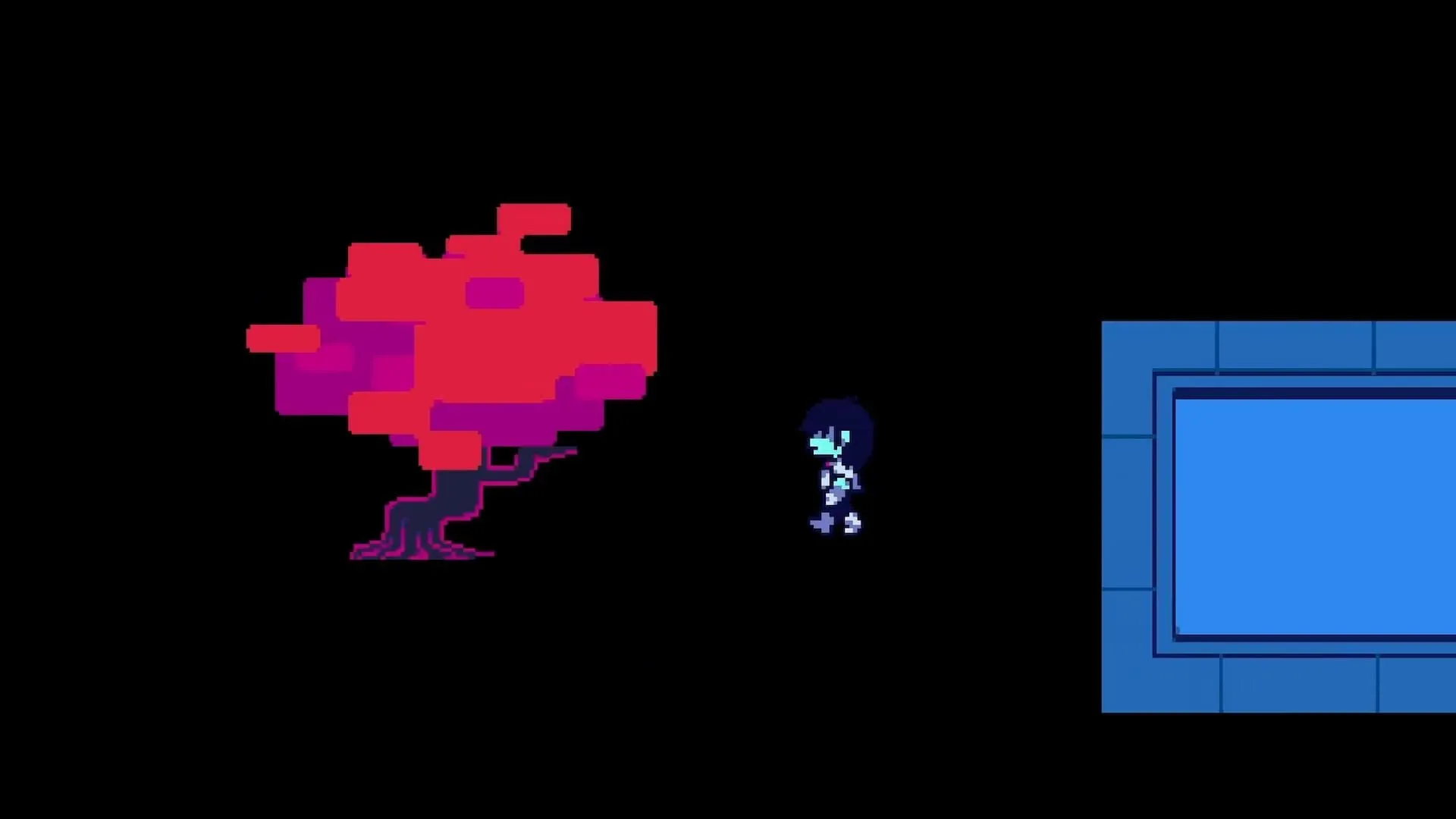 Kris cầm quả trứng trong Deltarune
