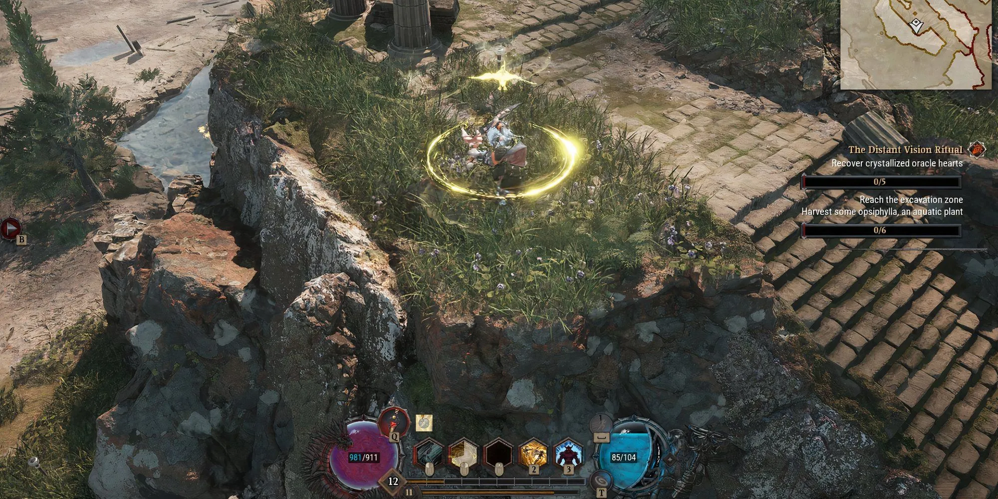 Kỹ năng Savage Whirlwind sau khi kích hoạt Symbiosis điện trong Dragonkin The Banished