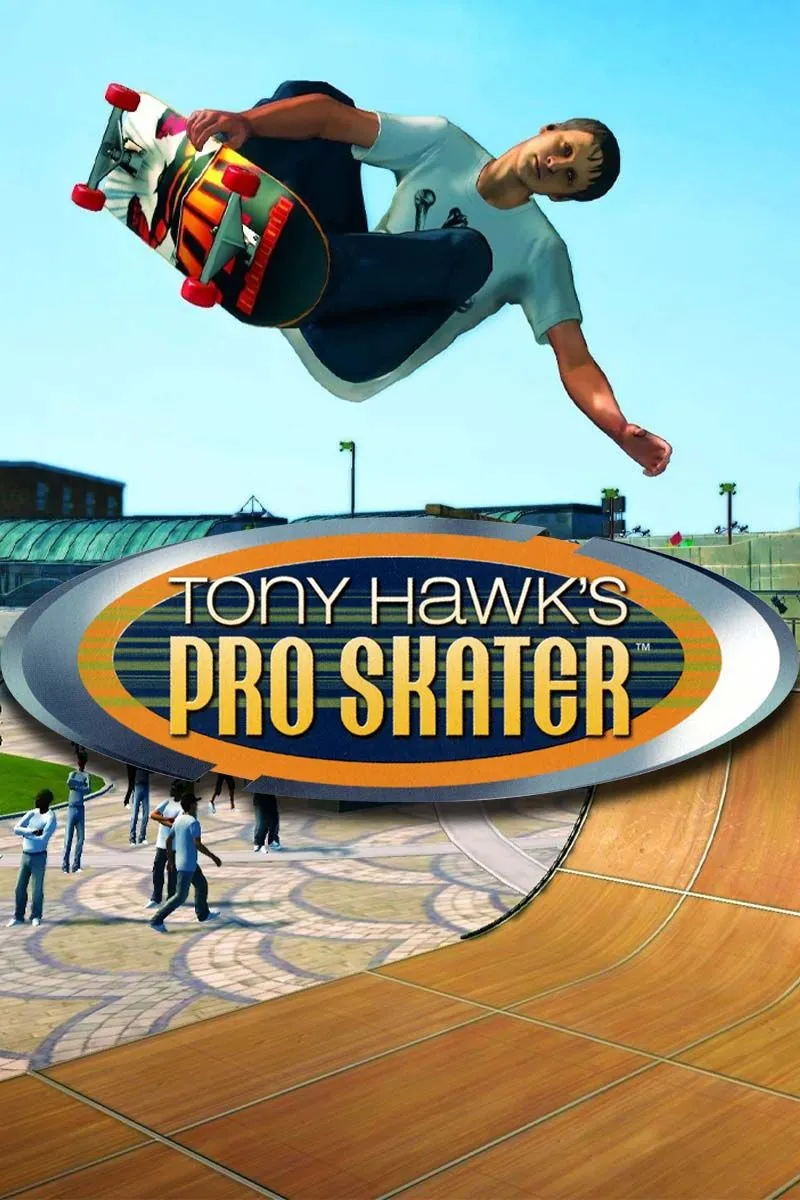 Logo và hình ảnh đặc trưng của series game trượt ván Tony Hawk's Pro Skater