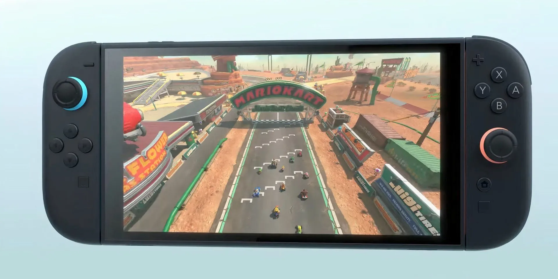 Lưới lựa chọn tay đua trong Mario Kart trên Nintendo Switch 2 concept
