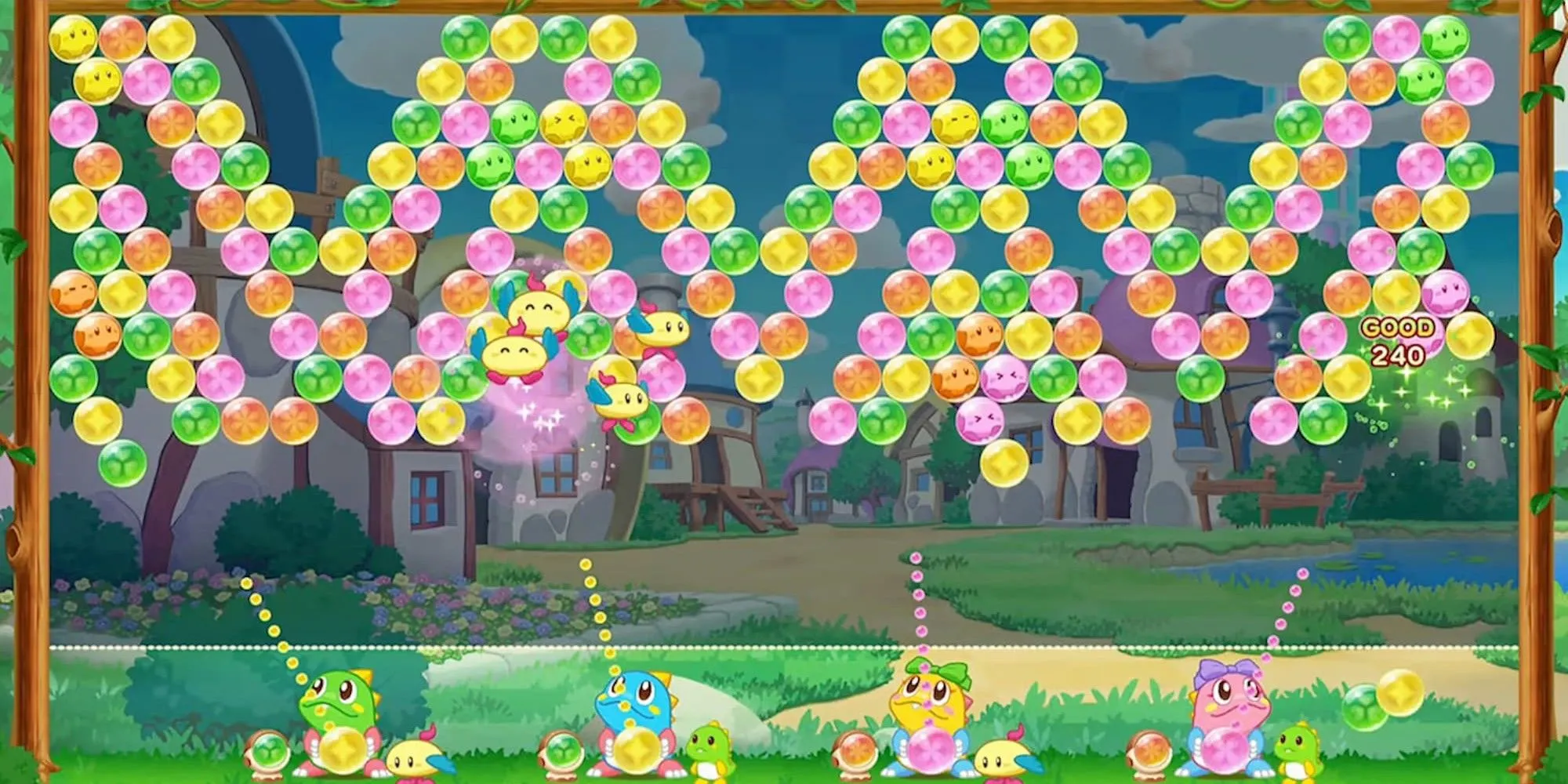 Màn 8 trong Puzzle Bobble Everybubble!, game giải đố bắn bóng vui nhộn