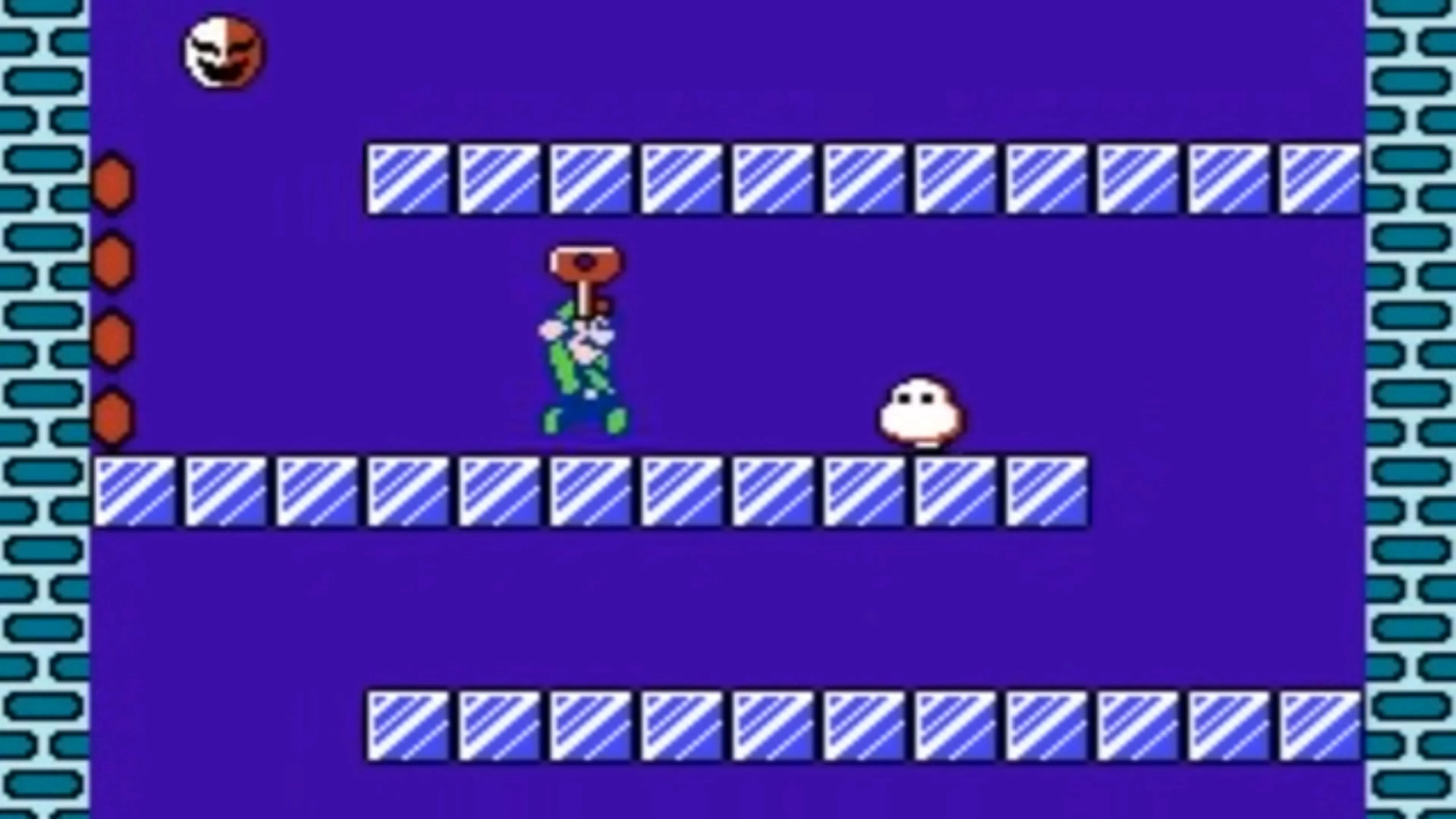 Mario cầm củ cải trong Super Mario Bros. 2, một cơ chế gameplay độc đáo