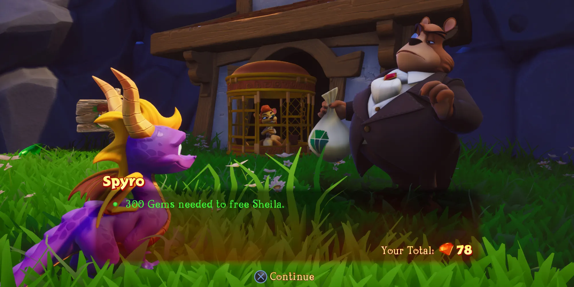 Moneybags, thương nhân tham lam trong Spyro Reignited Trilogy