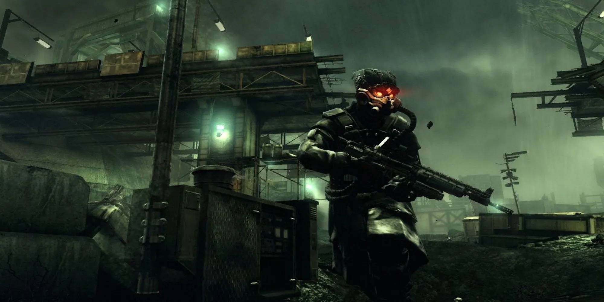 Một cảnh chiến đấu khốc liệt trong game Killzone 2 trên PS3