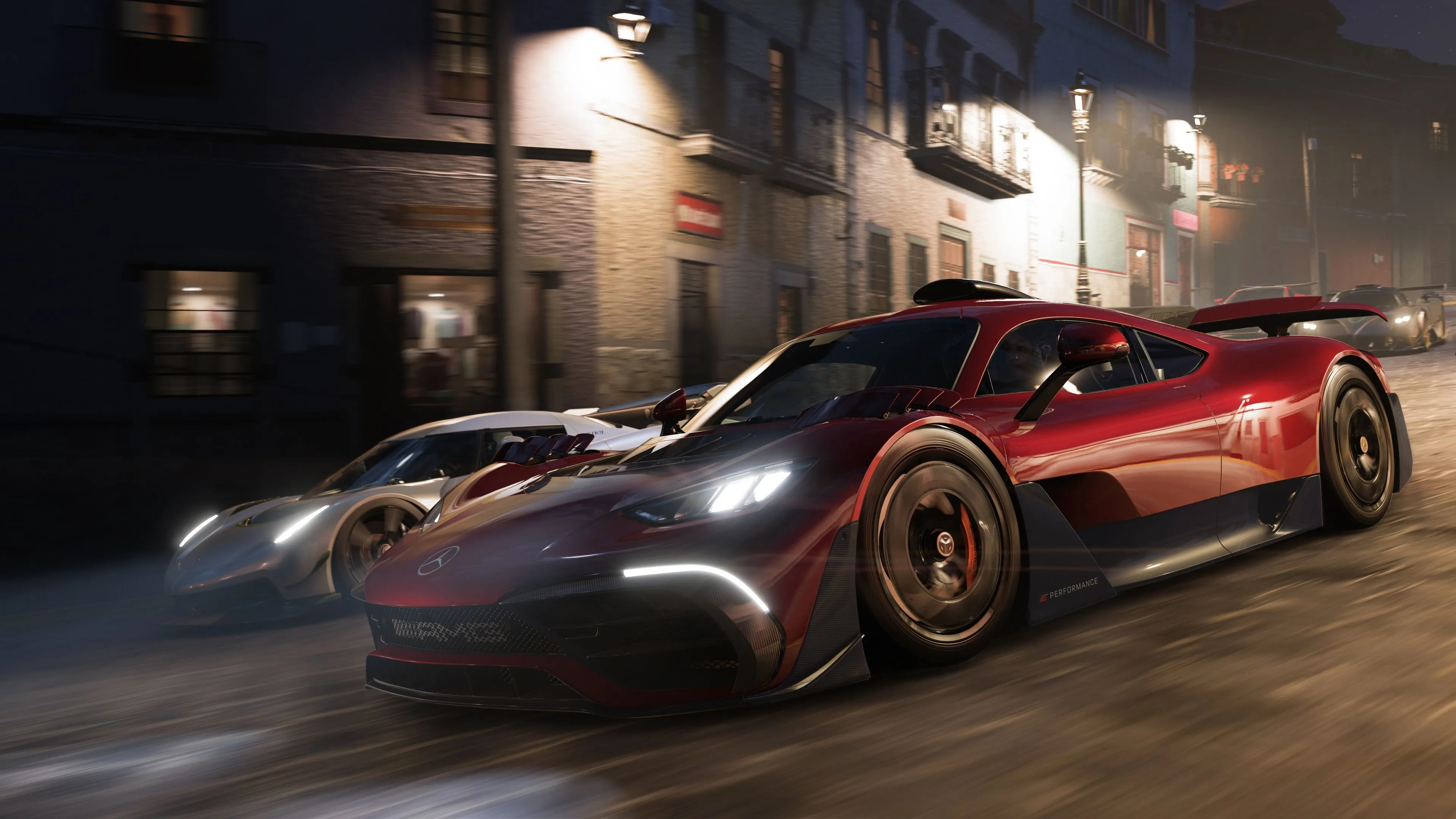 Một chiếc xe đua trong game Forza Horizon 5