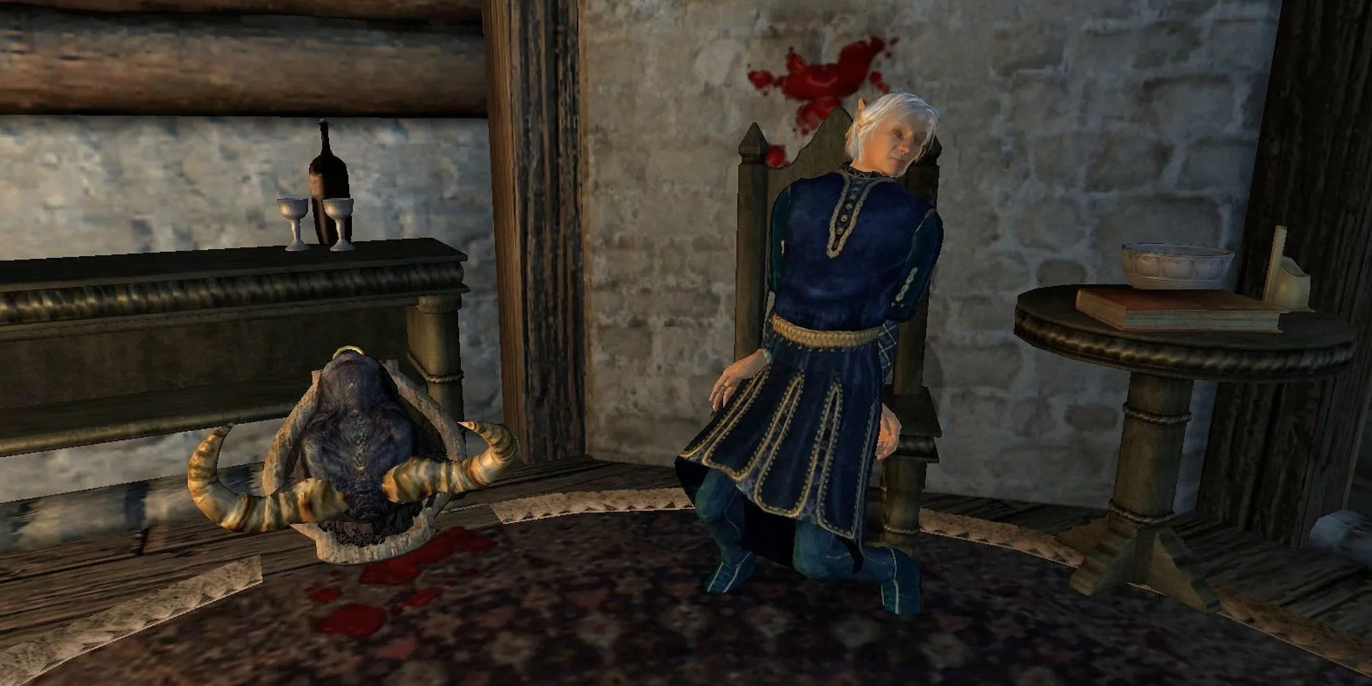 Một NPC vô tội bị sát hại trong Oblivion để gia nhập Dark Brotherhood