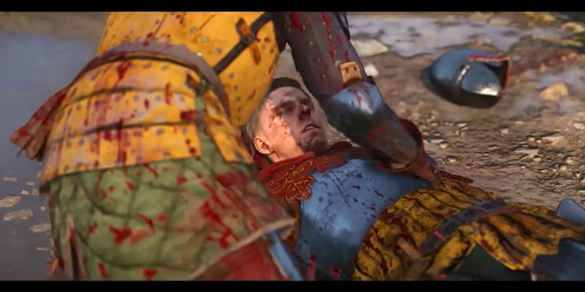 Người đàn ông bị thương trong game Kingdom Come Deliverance 2