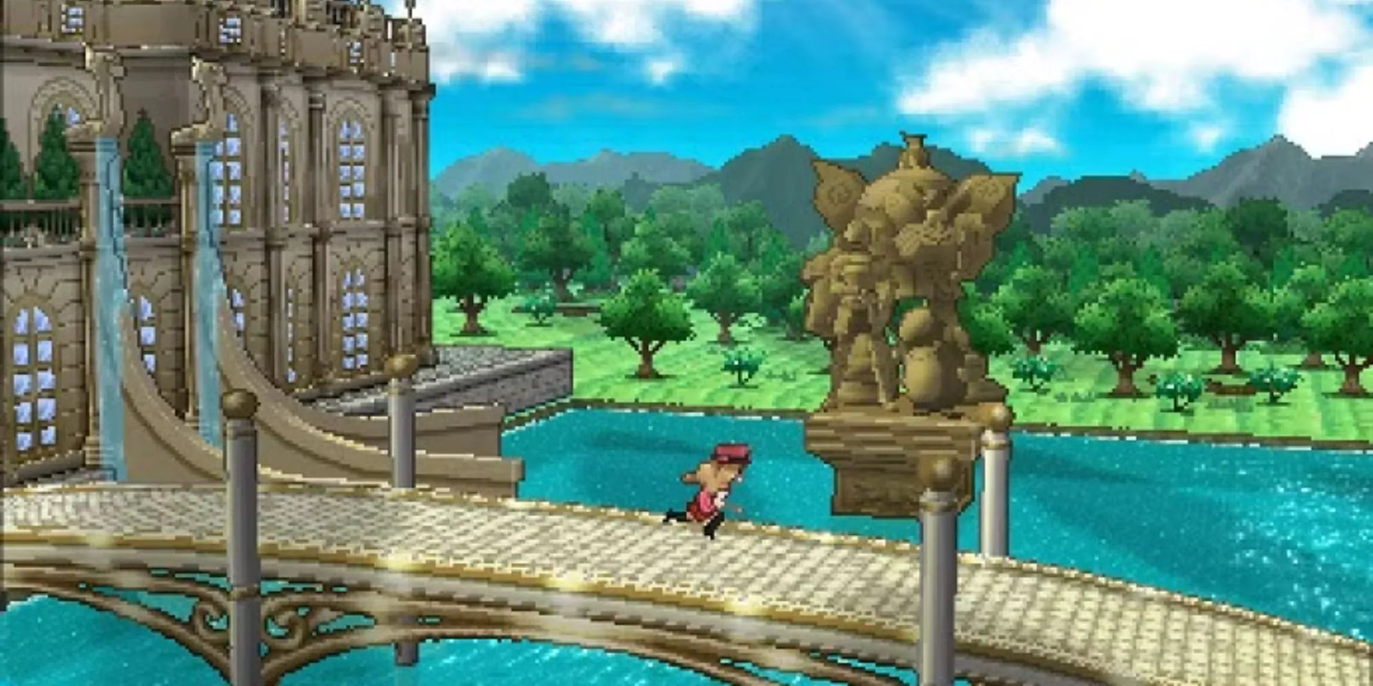 Nhân vật chính khám phá vùng Kalos trong Pokemon X và Y