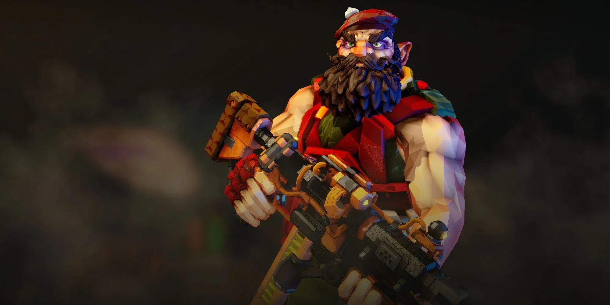 Nhân vật Engineer trong Deep Rock Galactic với trang bị khai khoáng