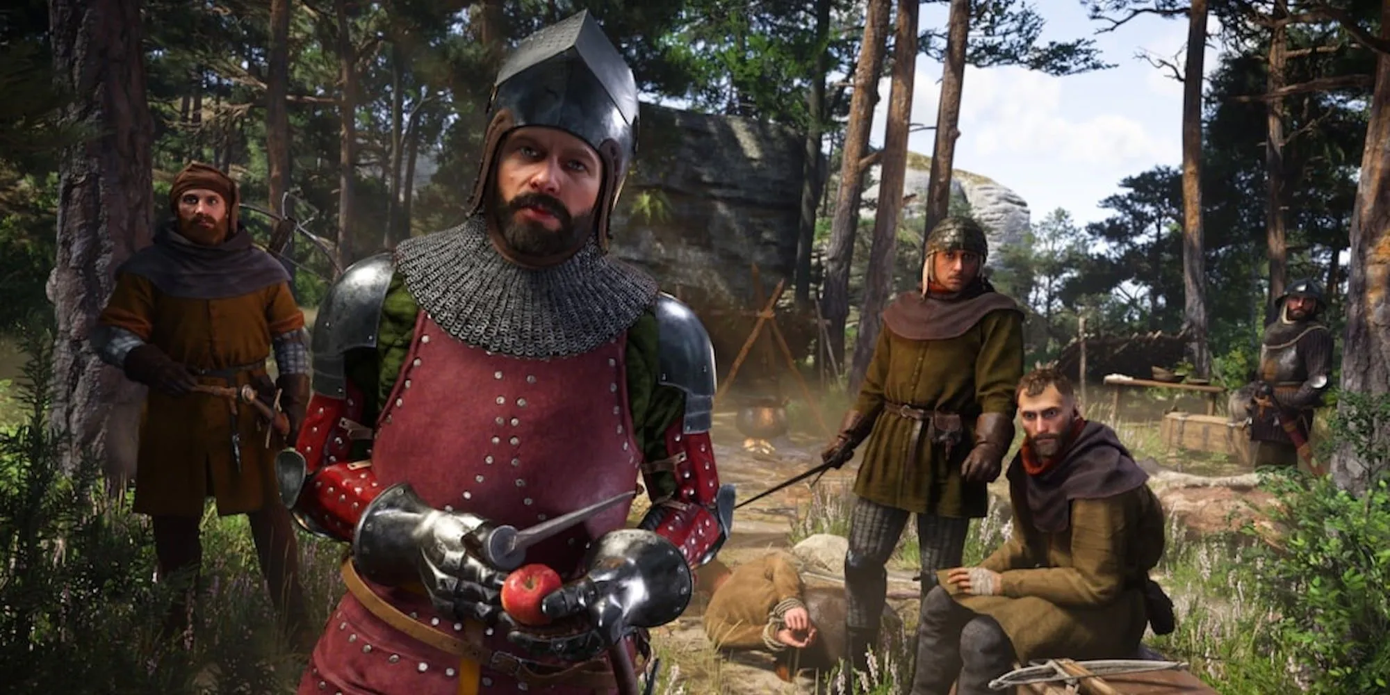 Nhân vật game Kingdom Come Deliverance 2 trong cuộc nói chuyện